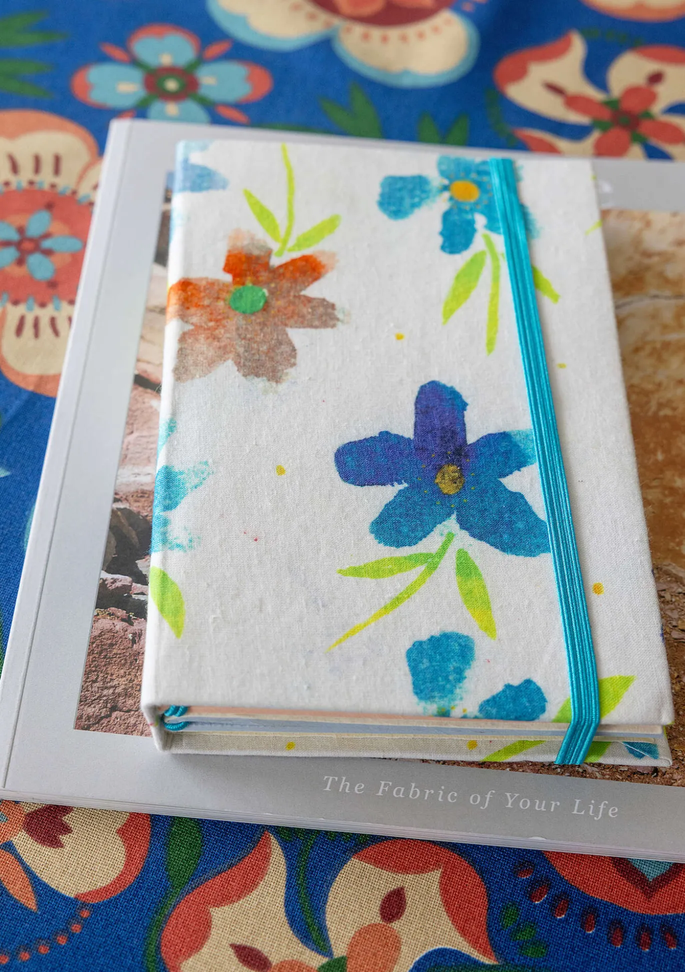 Gudrun Sjödén Notizbuch „Brush“ aus Papier mit stoffbezogenem Einband^ Bücher | Dekoration & Accessoires