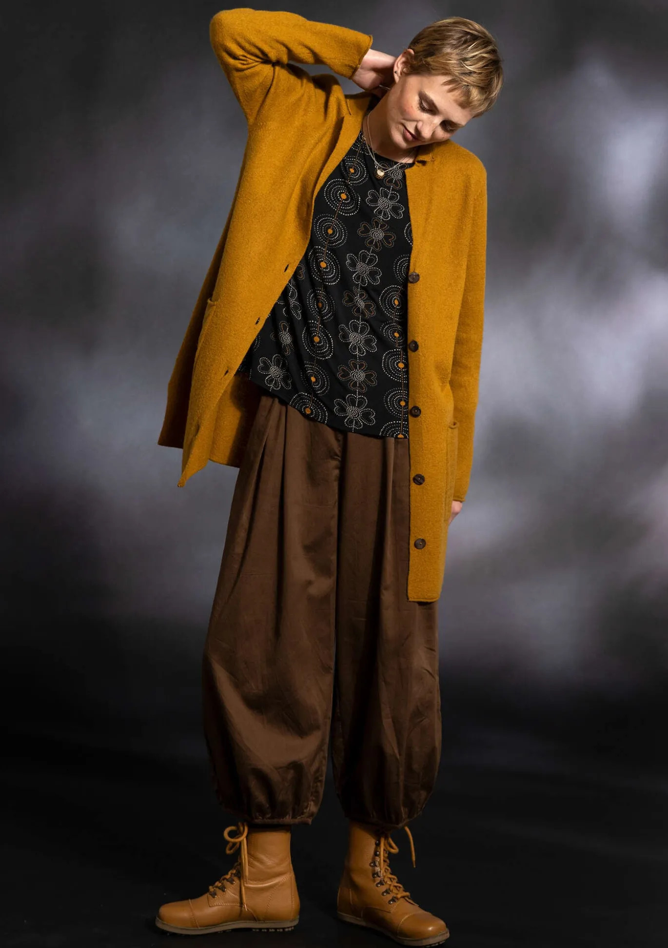 Gudrun Sjödén Pluderhose aus Bio-Baumwollgewebe^ Hosen