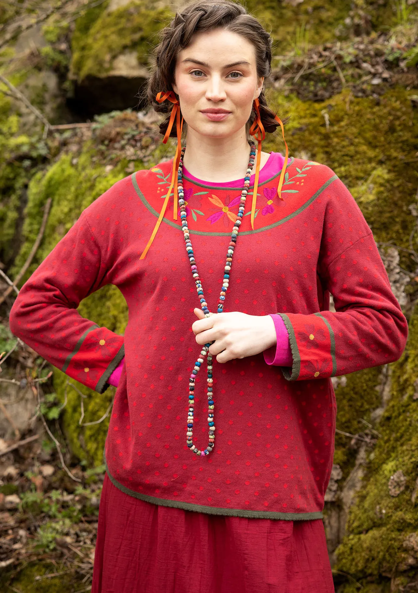 Gudrun Sjödén Pullover „Maria“ aus Bio-/Recycling-Baumwolle^ Pullover & Shirts