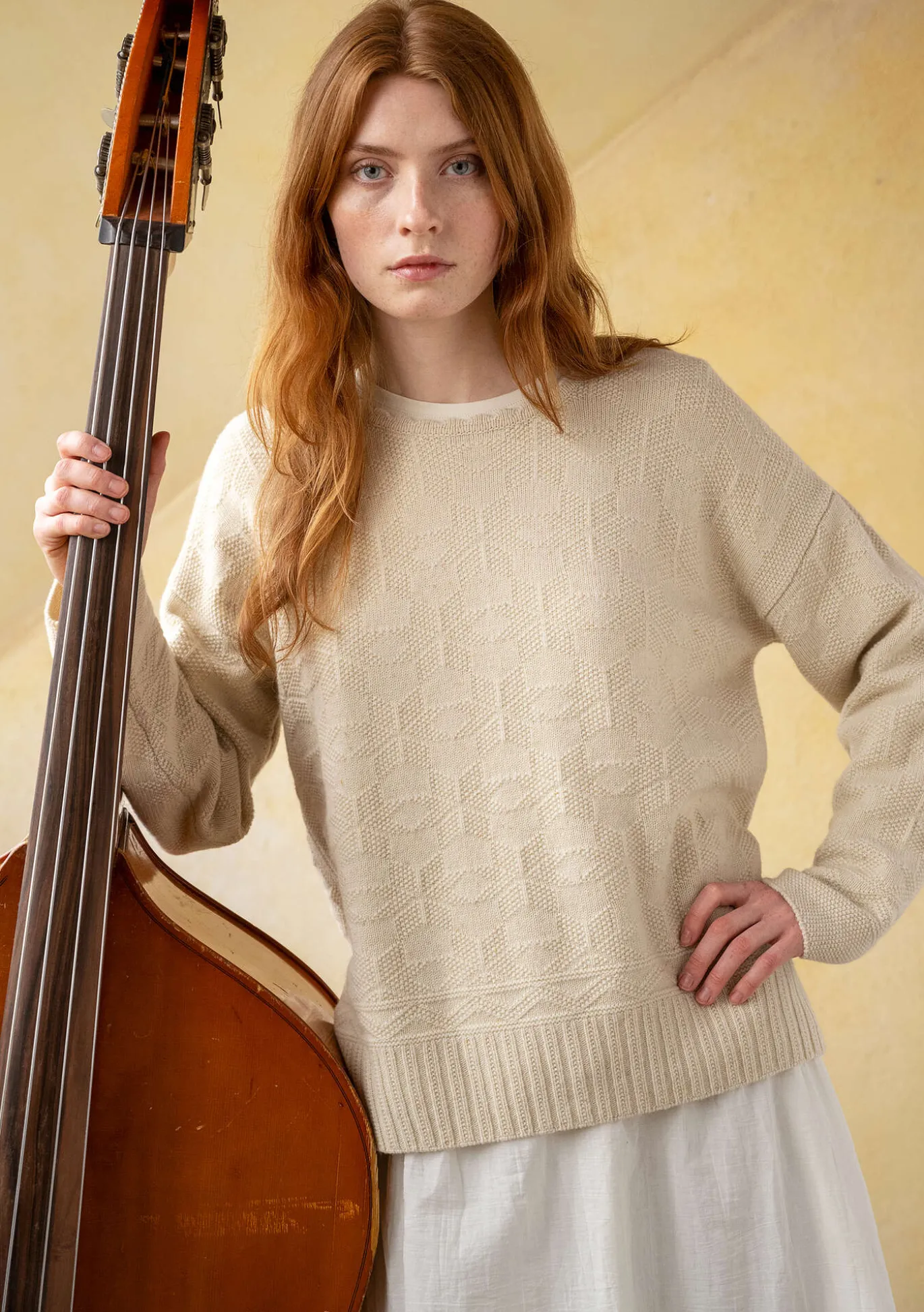 Gudrun Sjödén Pullover „Vega“ aus Lammwolle^ Pullover & Shirts