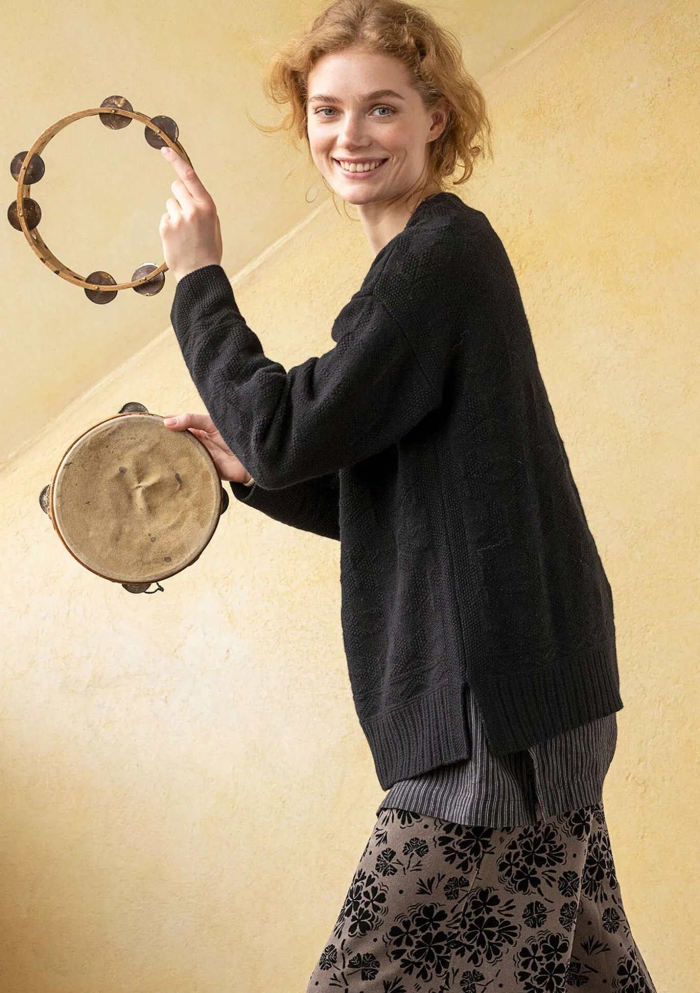 Gudrun Sjödén Pullover „Vega“ aus Lammwolle^ Pullover & Shirts