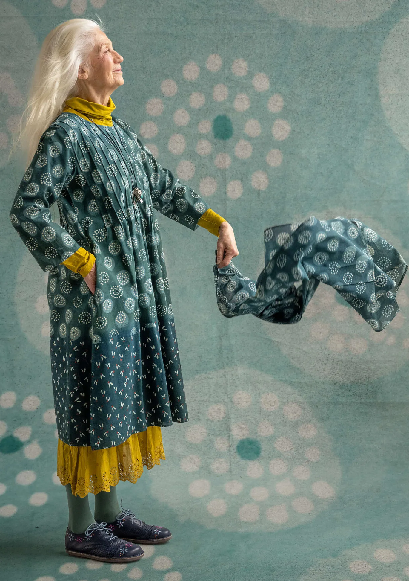 Gudrun Sjödén Schal „Clay“ aus Bio-Baumwolle^ Accessoires | Schals Und Tücher