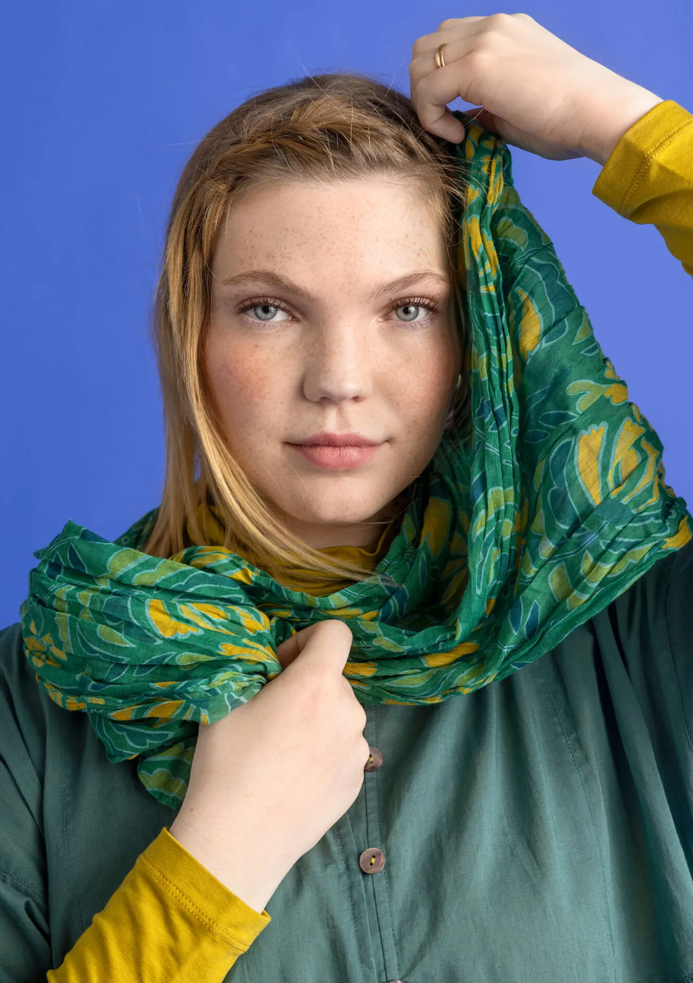 Gudrun Sjödén Schal „Hedda“ aus Bio-Baumwolle^ Accessoires | Schals Und Tücher