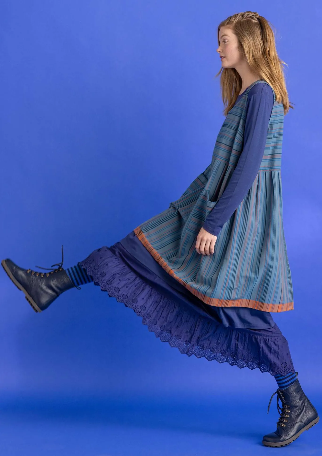 Gudrun Sjödén Schürzenkleid „Ava“ aus Bio-Baumwollgewebe^ Kleider