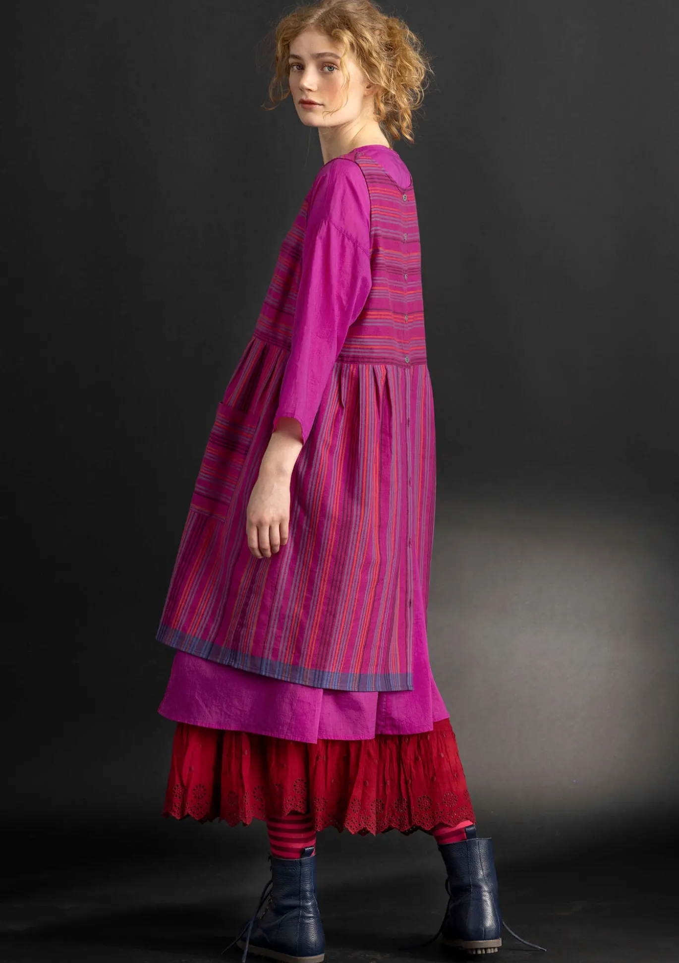 Gudrun Sjödén Schürzenkleid „Ava“ aus Bio-Baumwollgewebe^ Kleider
