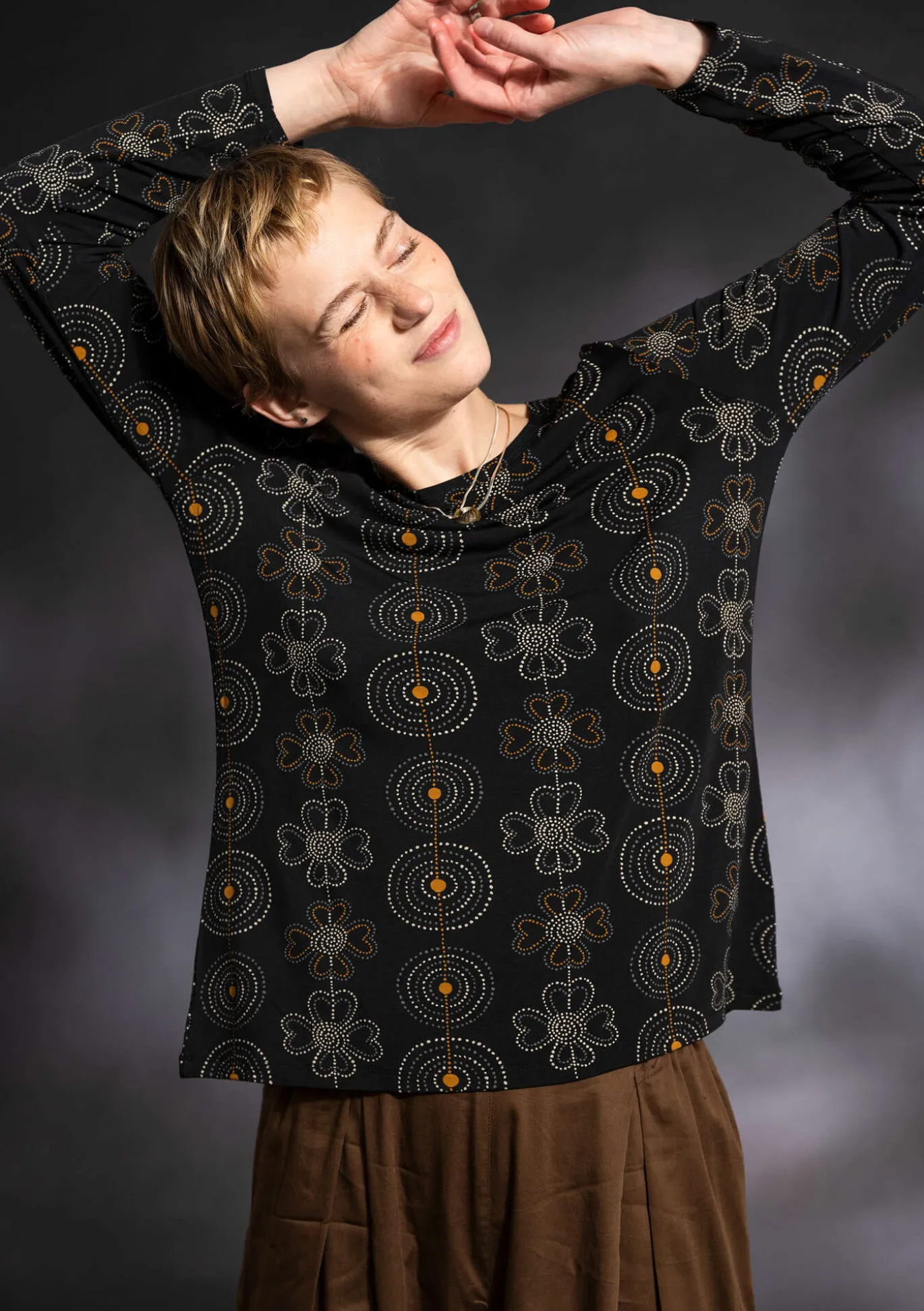 Gudrun Sjödén Shirt „Deco“ aus Micromodal/Elasthan^ Pullover & Shirts