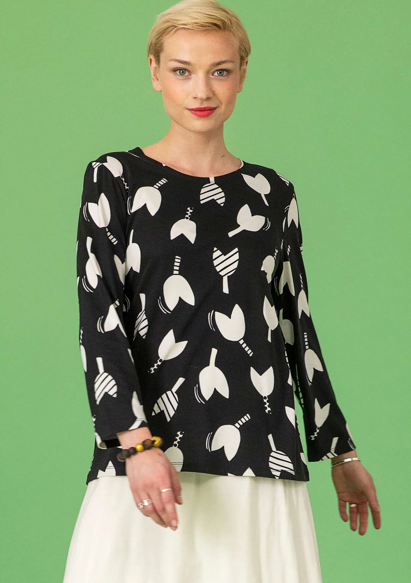 Gudrun Sjödén Shirt „Mika“ aus Bio-Baumwolle/Modal^ Pullover & Shirts