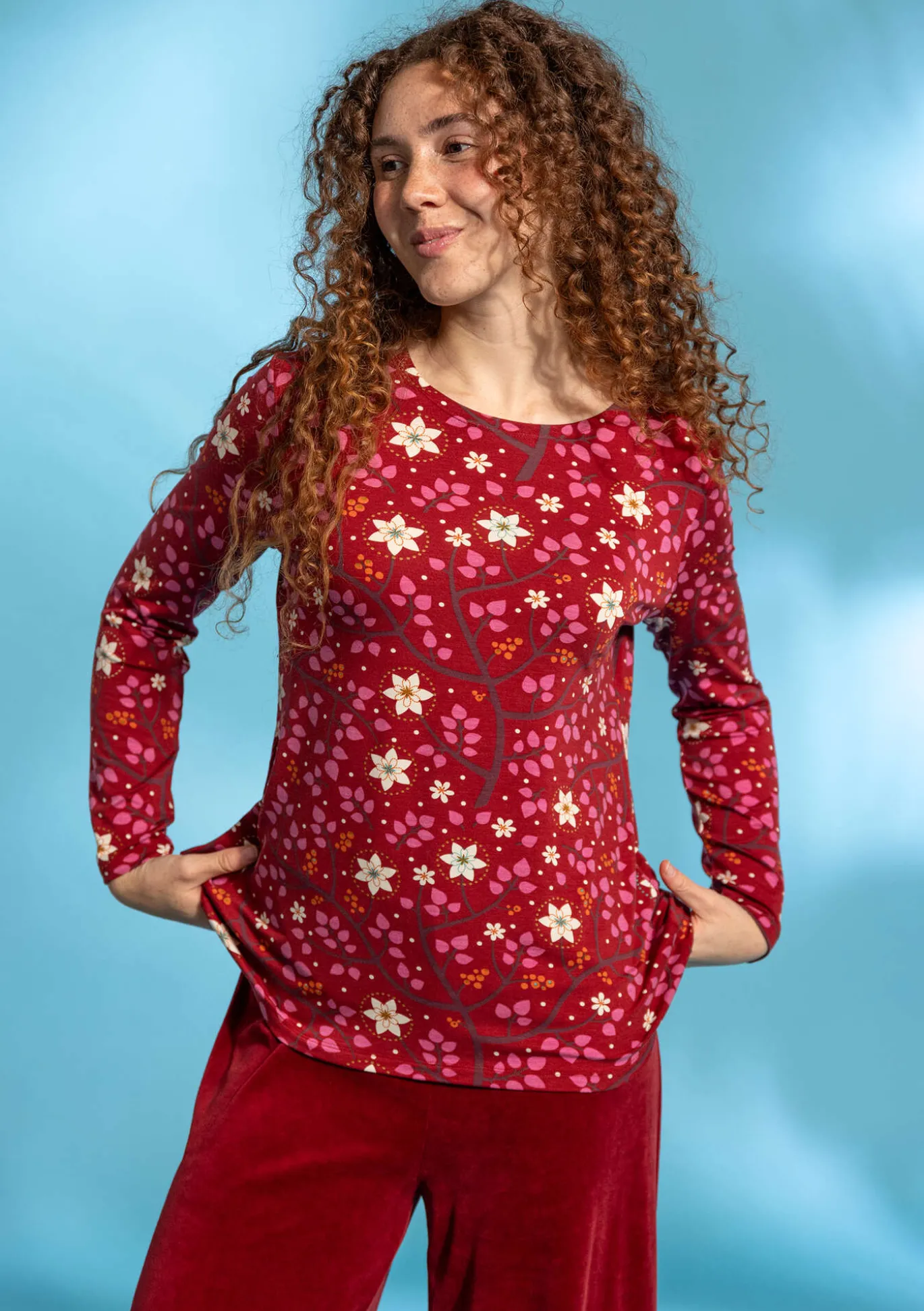 Gudrun Sjödén Shirt „Rimfrost“ aus Lyocell/Elasthan^ Pullover & Shirts