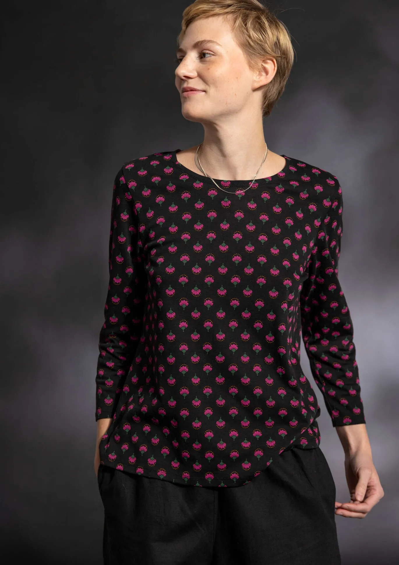 Gudrun Sjödén Shirt „Sigrid“ aus Bio-Baumwolle/Lyocell^ Pullover & Shirts