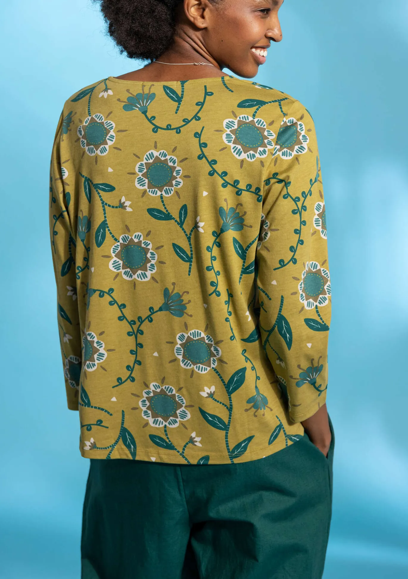 Gudrun Sjödén Shirt „Strandglim“ aus Bio-Baumwolle/Modal^ Pullover & Shirts