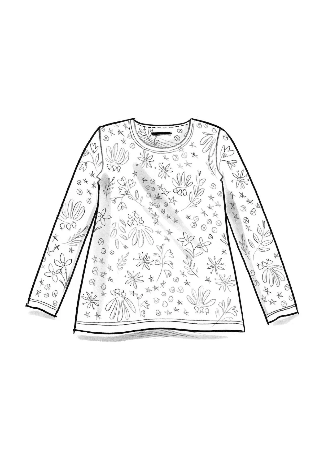 Gudrun Sjödén Shirt „Ylfa“ aus Lyocell/Elasthan^ Pullover & Shirts