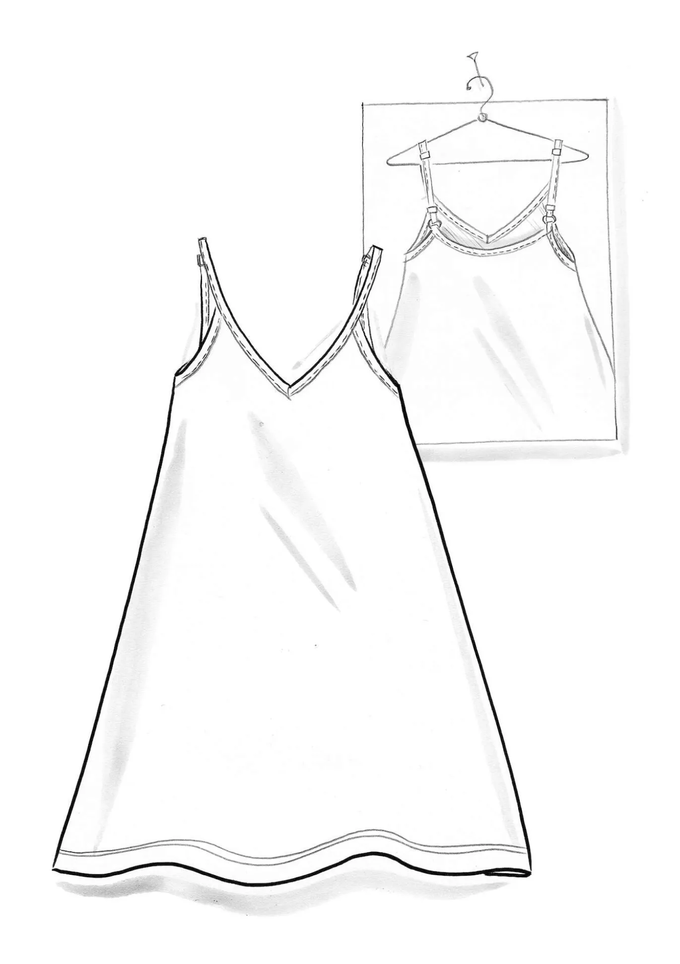 Gudrun Sjödén Slipkleid aus Lyocell/Elasthan^ Kleider