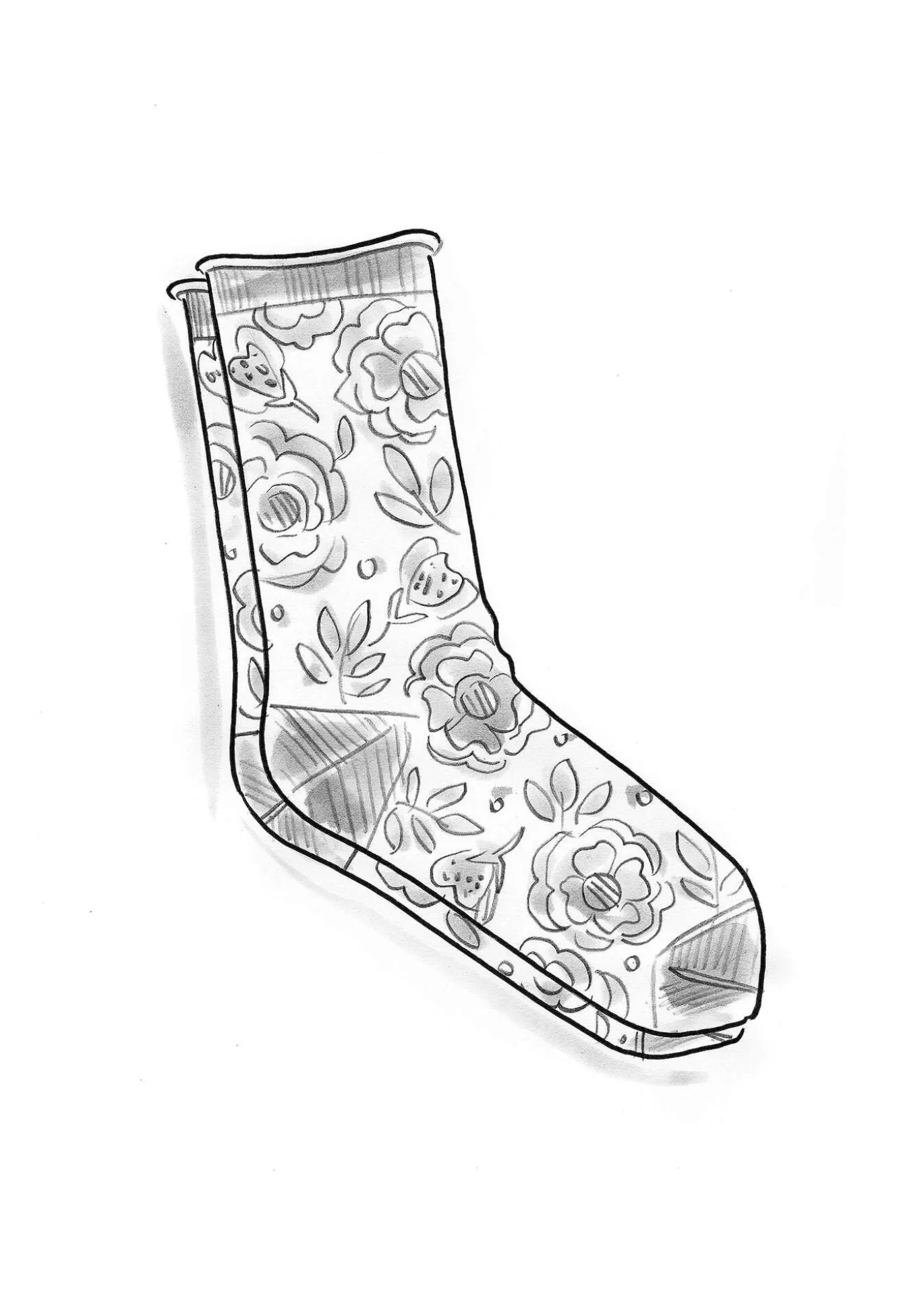 Gudrun Sjödén Socken „Astrid“ aus Bio-Baumwolle^ Accessoires