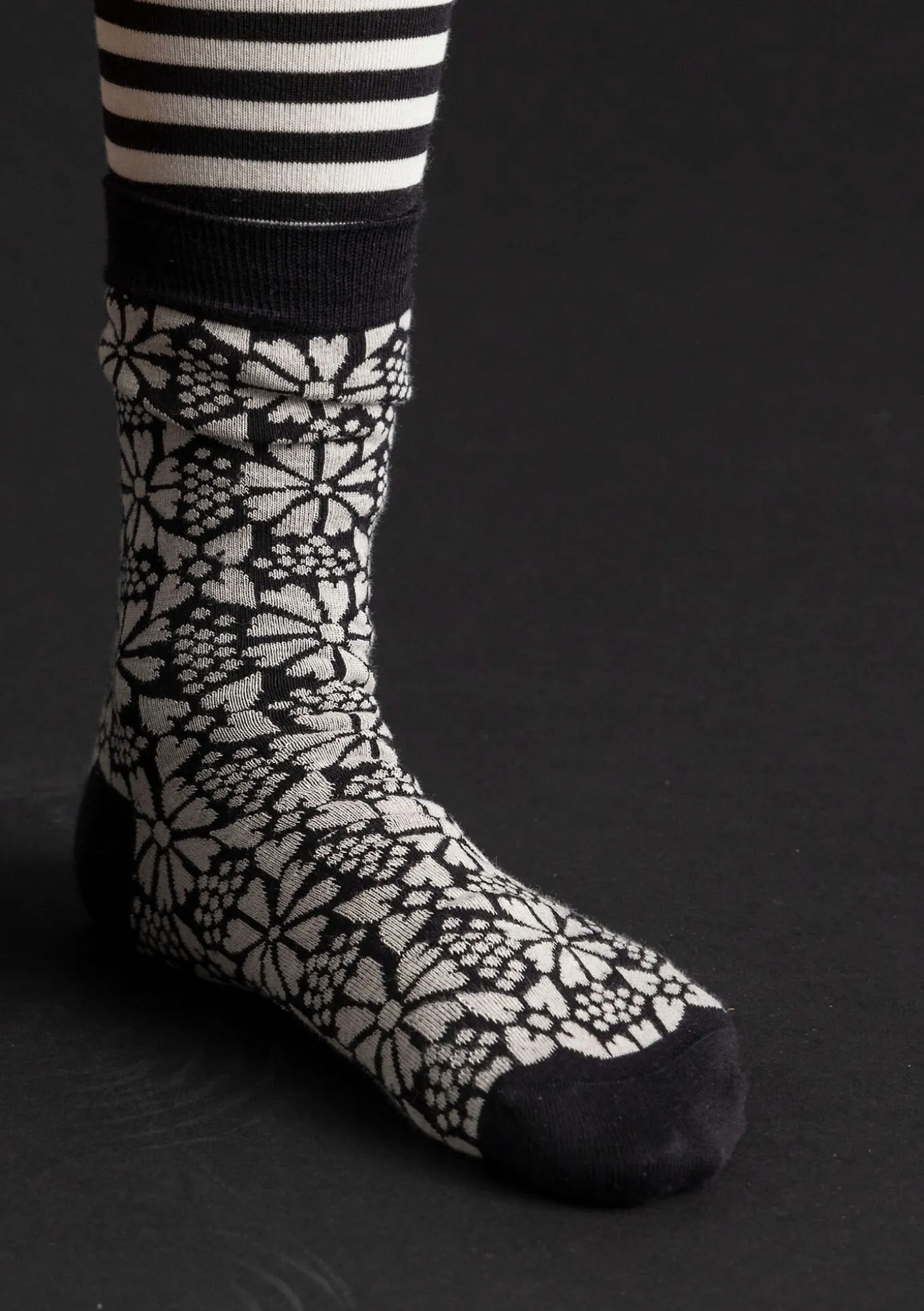 Gudrun Sjödén Socken „Freja“ aus Bio-Baumwolle^ Accessoires