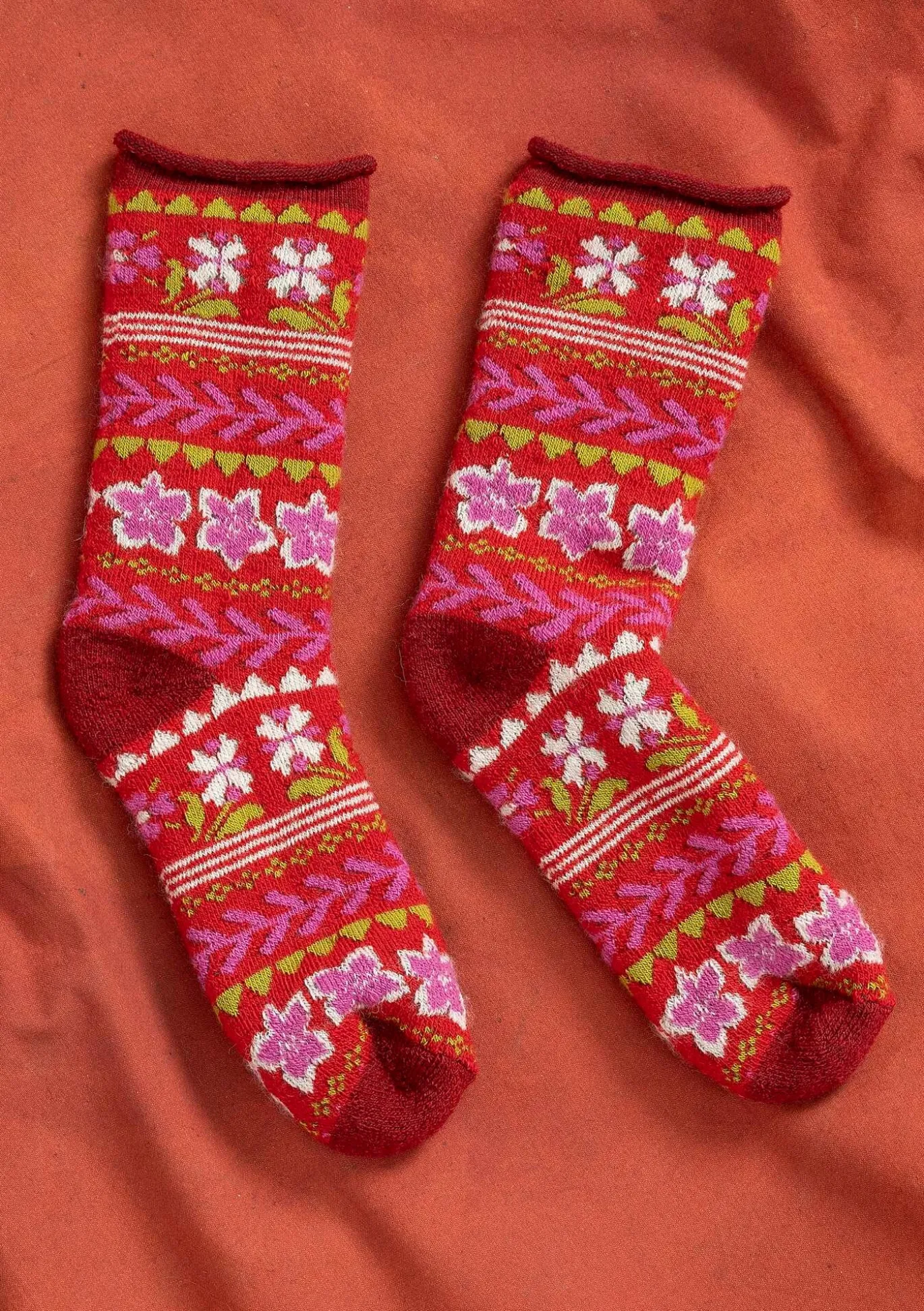 Gudrun Sjödén Socken „Twinkle“ aus Wollfrottee^ Accessoires
