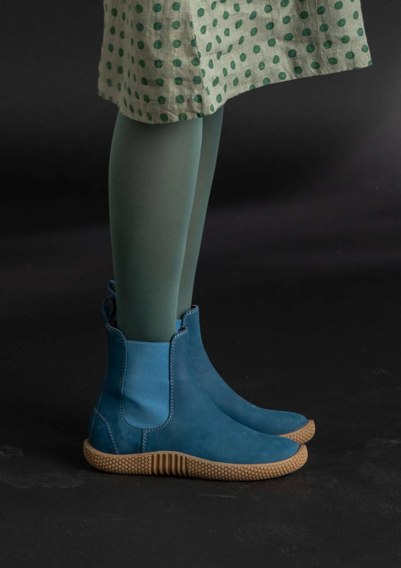 Gudrun Sjödén Stiefeletten aus Nubukleder^ Schuhe