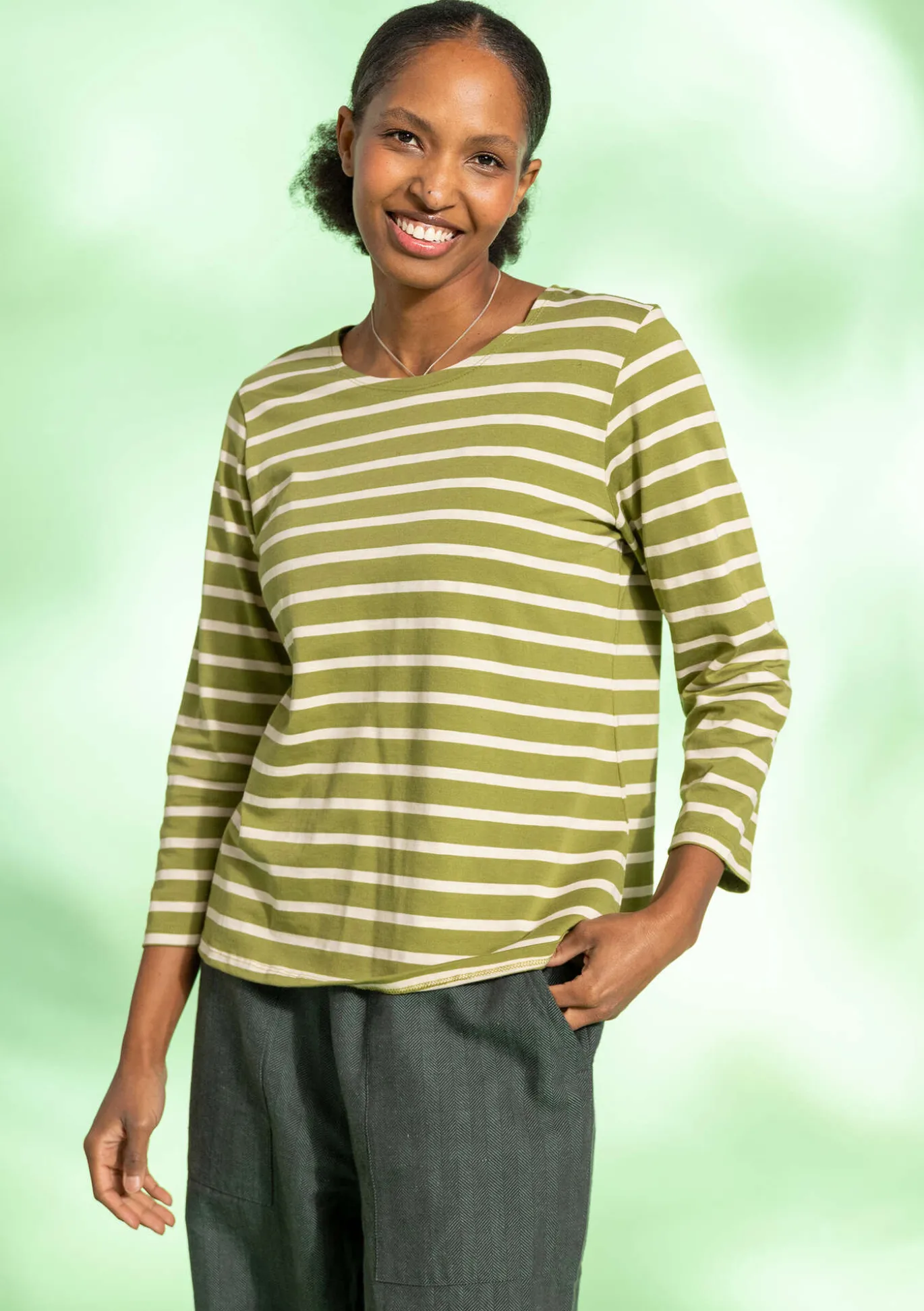 Gudrun Sjödén Streifenshirt aus Bio-Baumwolle/Modal^ Pullover & Shirts