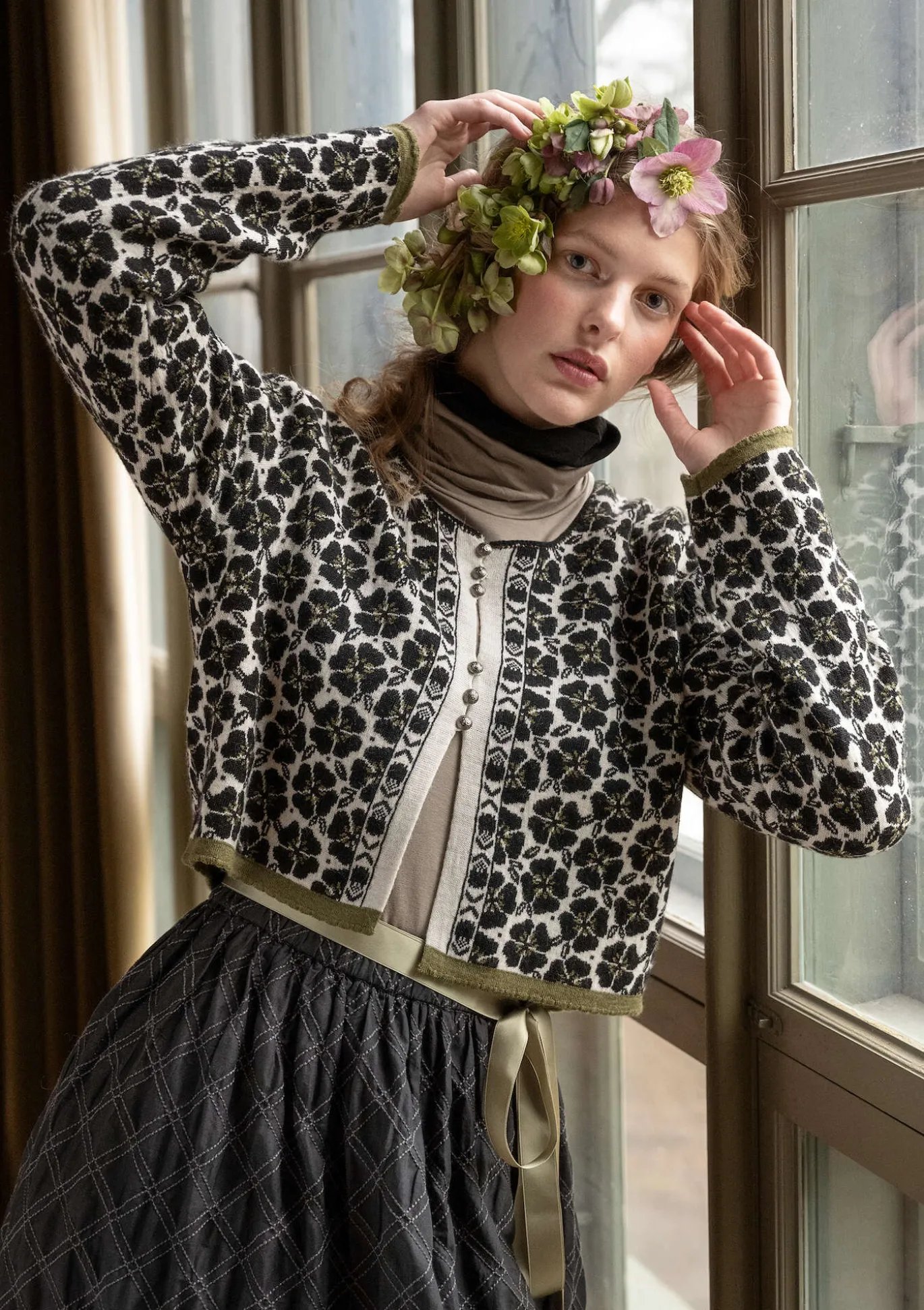 Gudrun Sjödén Strickjacke „Anemone“ aus Bio-Wolle^ Strickjacken
