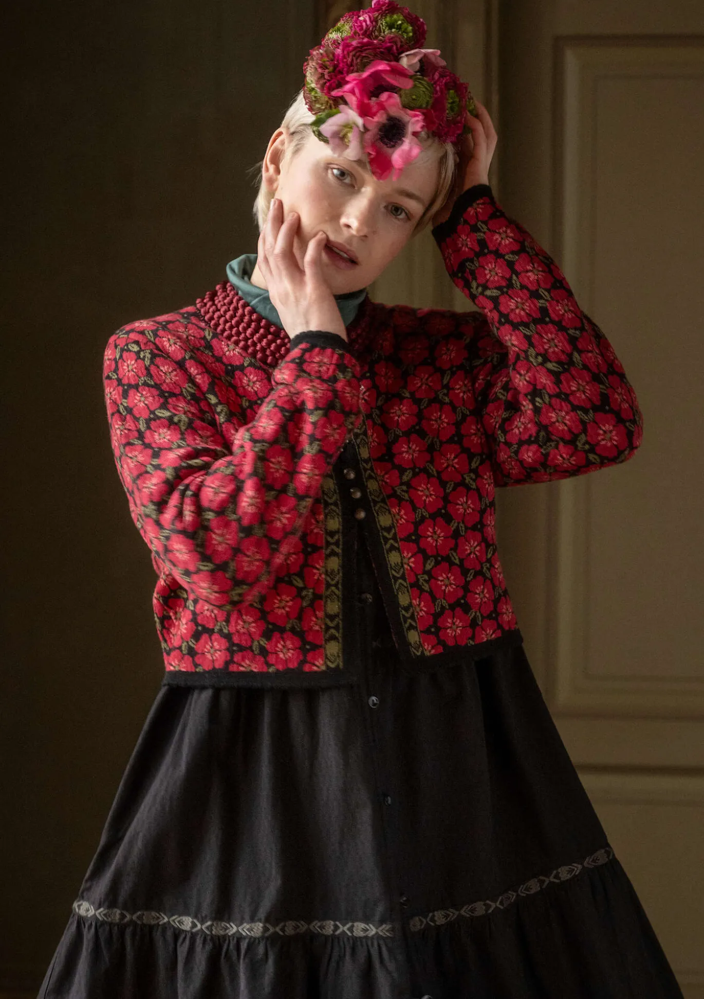 Gudrun Sjödén Strickjacke „Anemone“ aus Bio-Wolle^ Strickjacken