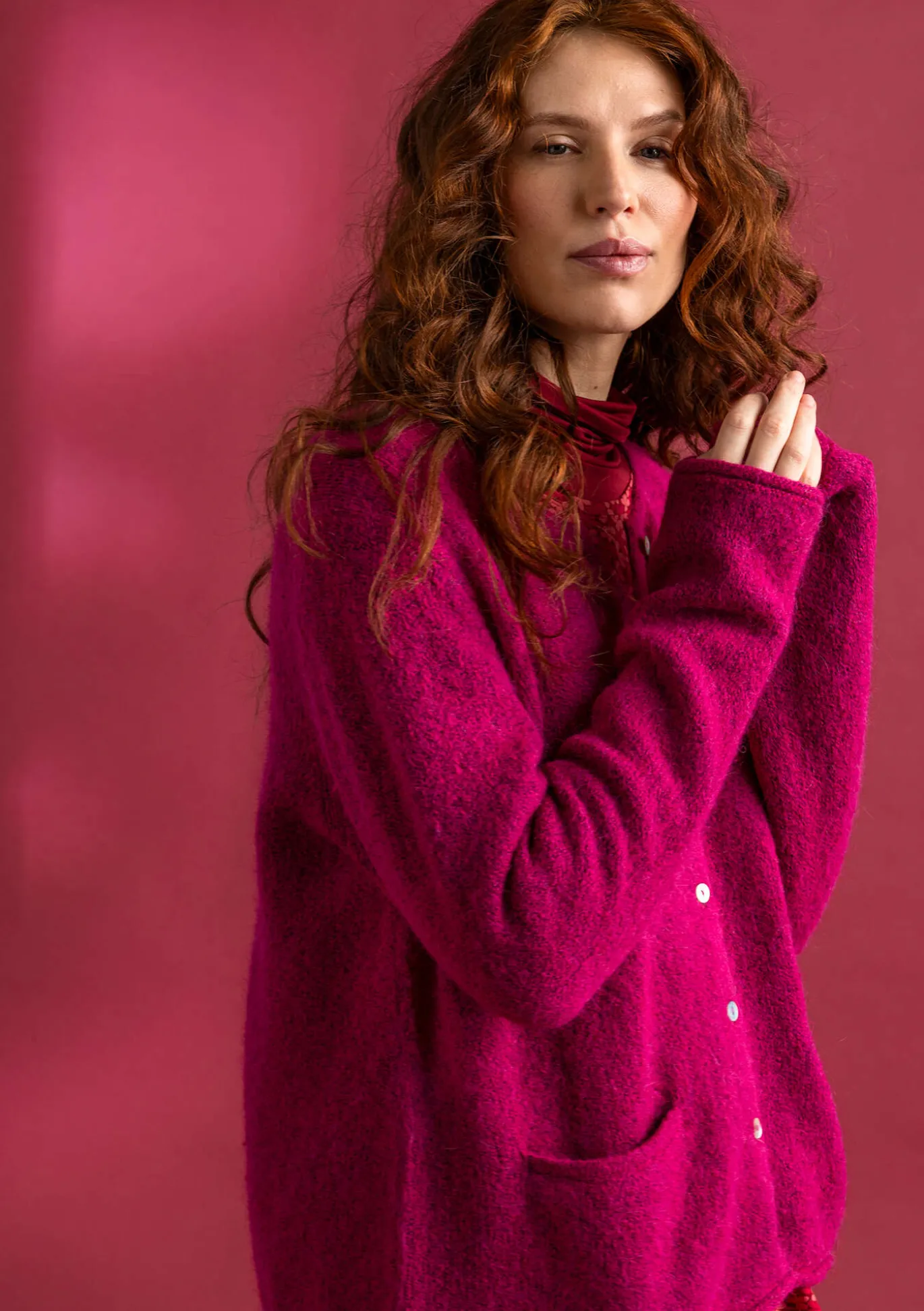 Gudrun Sjödén Strickjacke aus Alpakagemisch^ Strickjacken