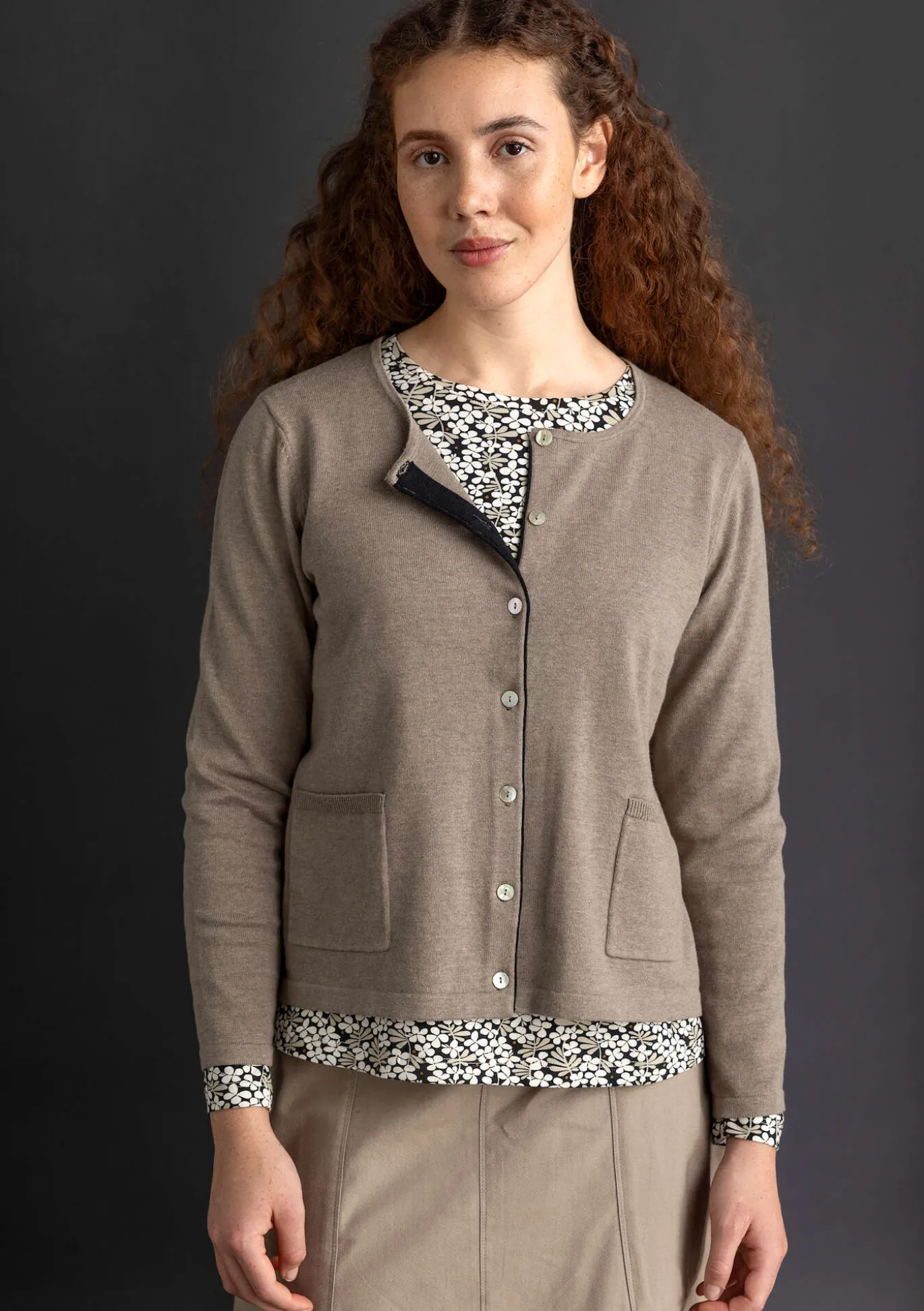 Gudrun Sjödén Strickjacke aus Bio-/Recycling-Baumwolle^ Strickjacken