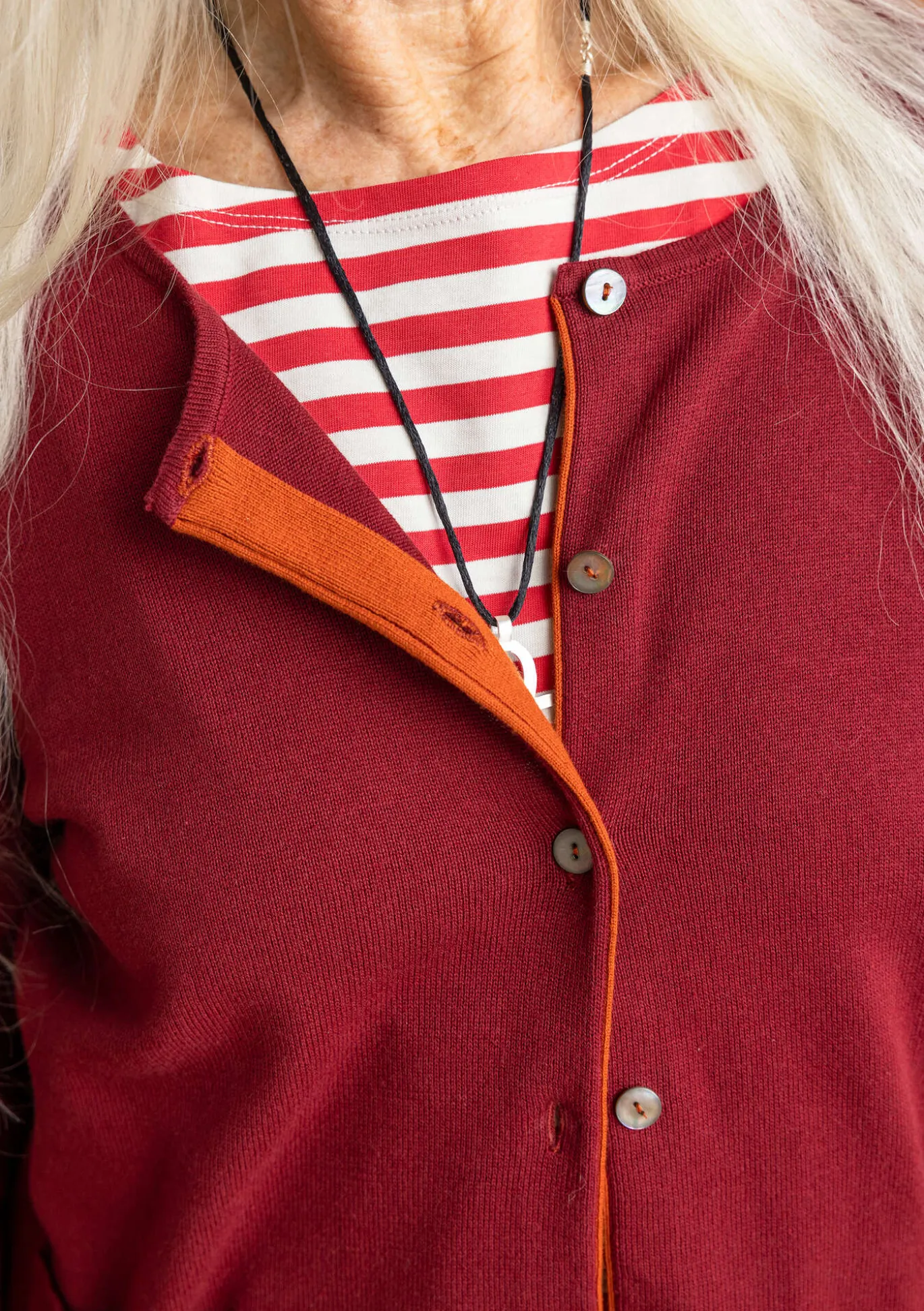 Gudrun Sjödén Strickjacke aus Bio-/Recycling-Baumwolle^ Strickjacken