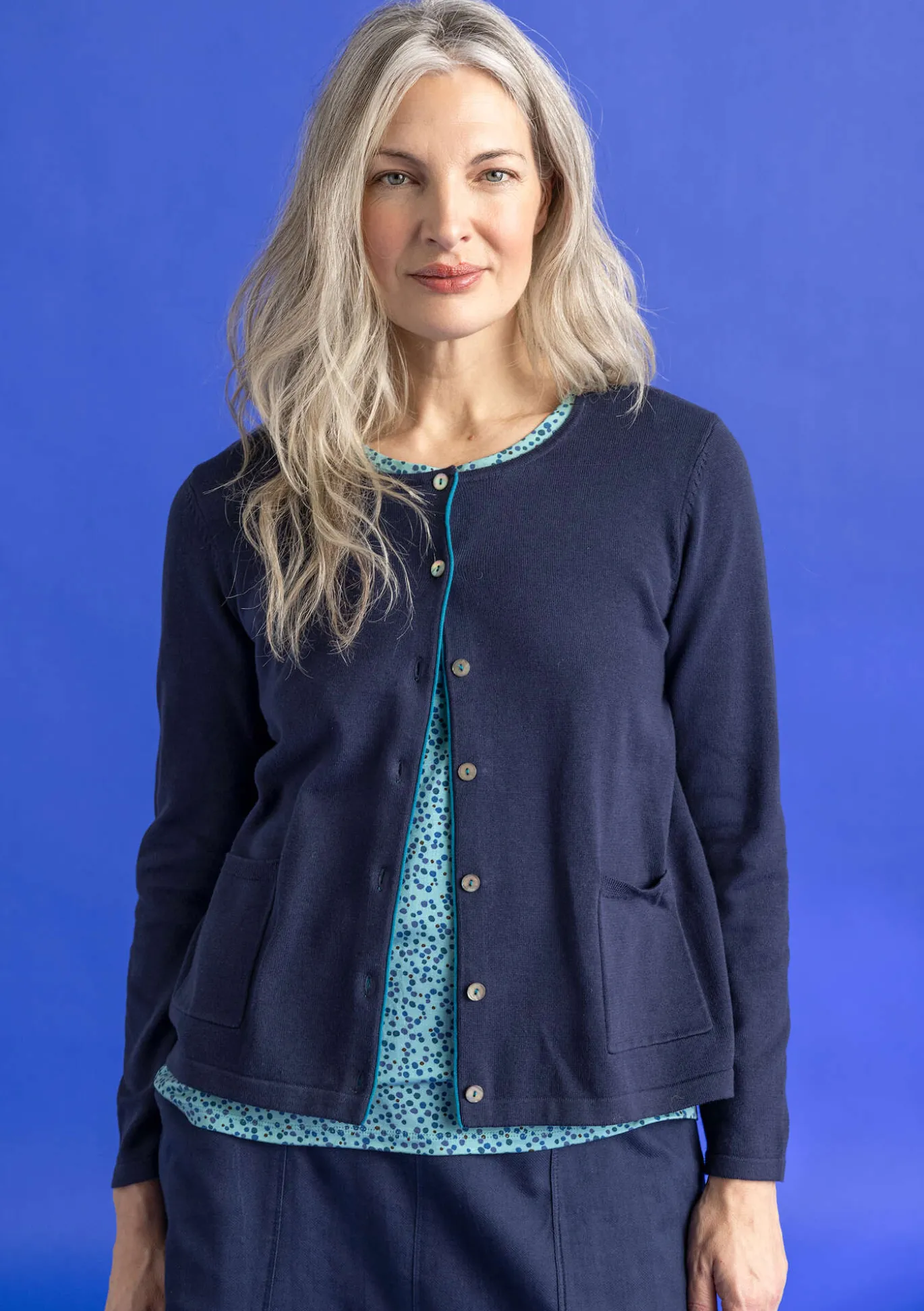 Gudrun Sjödén Strickjacke aus Bio-/Recycling-Baumwolle^ Strickjacken