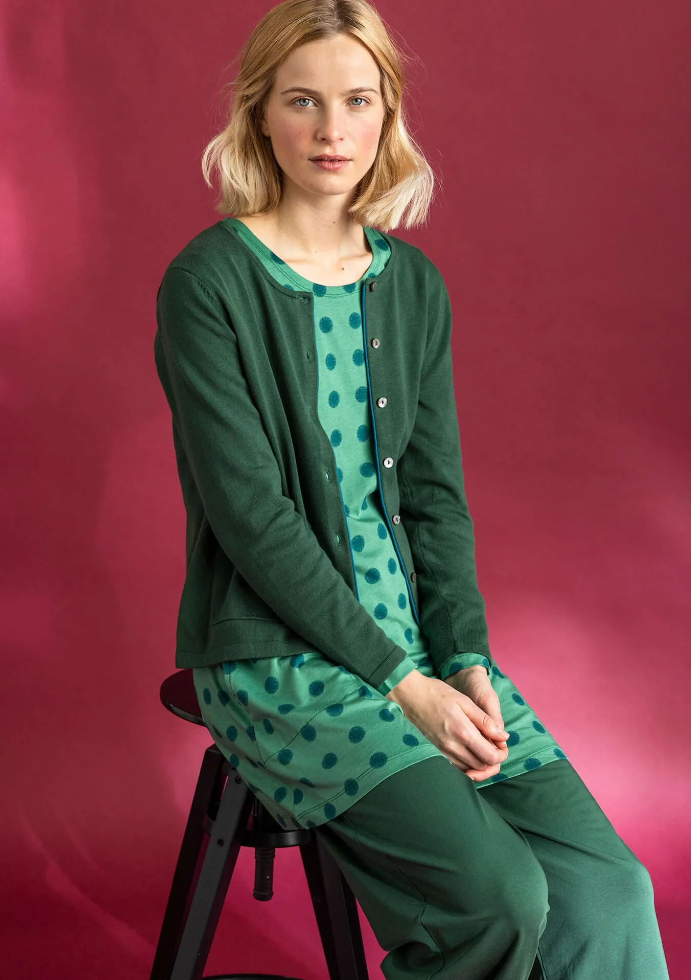 Gudrun Sjödén Strickjacke aus Bio-/Recycling-Baumwolle^ Strickjacken