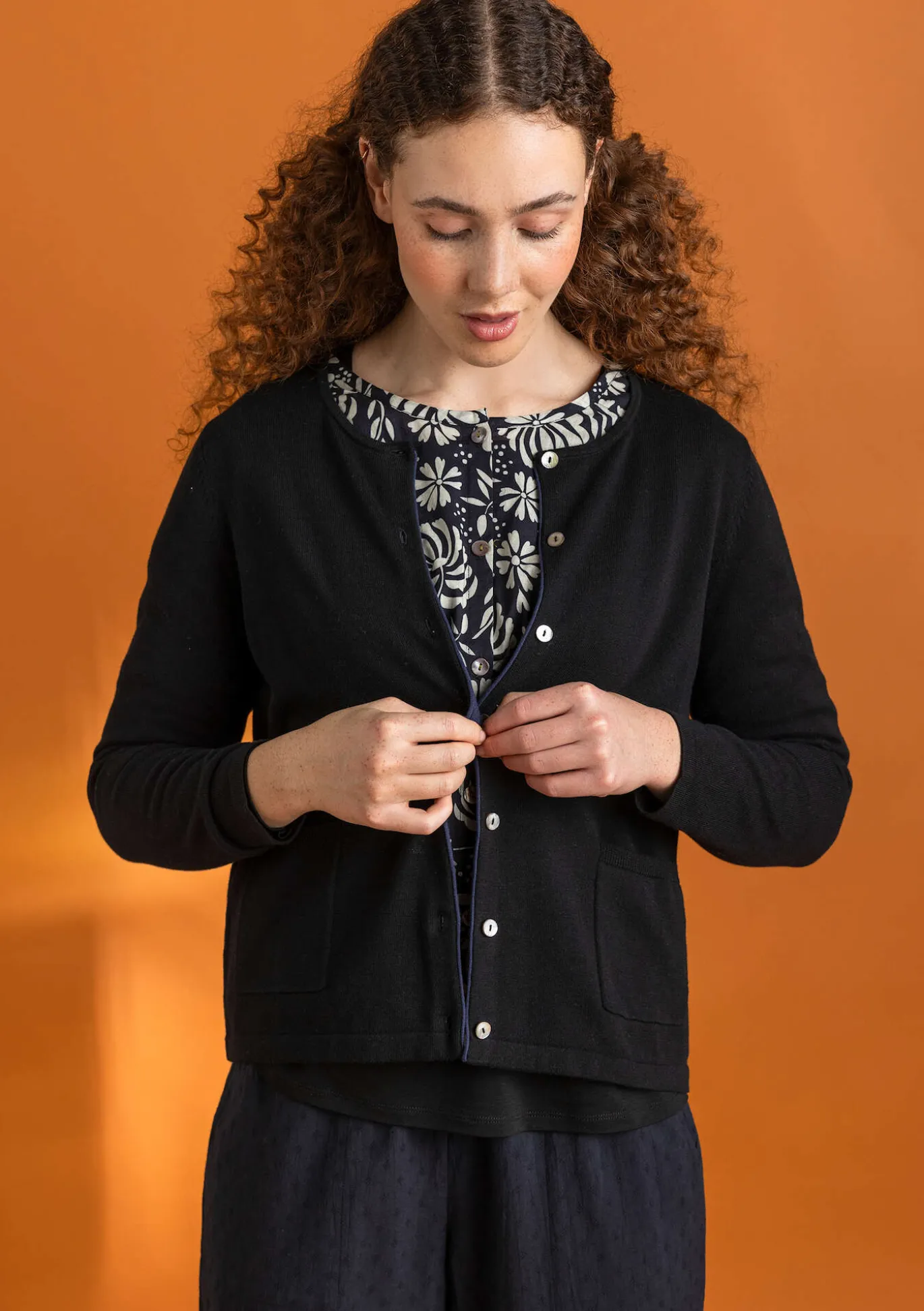 Gudrun Sjödén Strickjacke aus Bio-/Recycling-Baumwolle^ Strickjacken