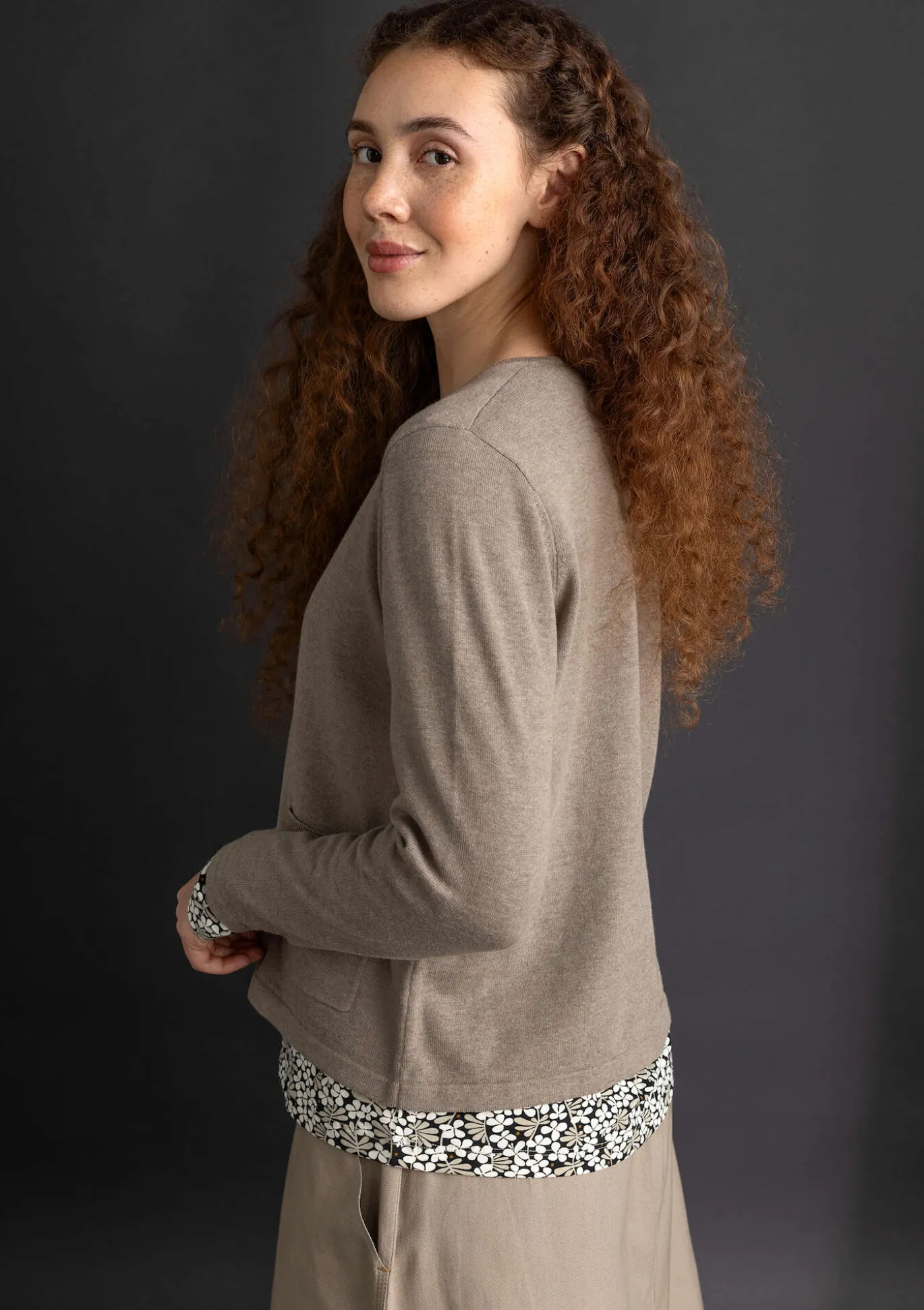 Gudrun Sjödén Strickjacke aus Bio-/Recycling-Baumwolle^ Strickjacken