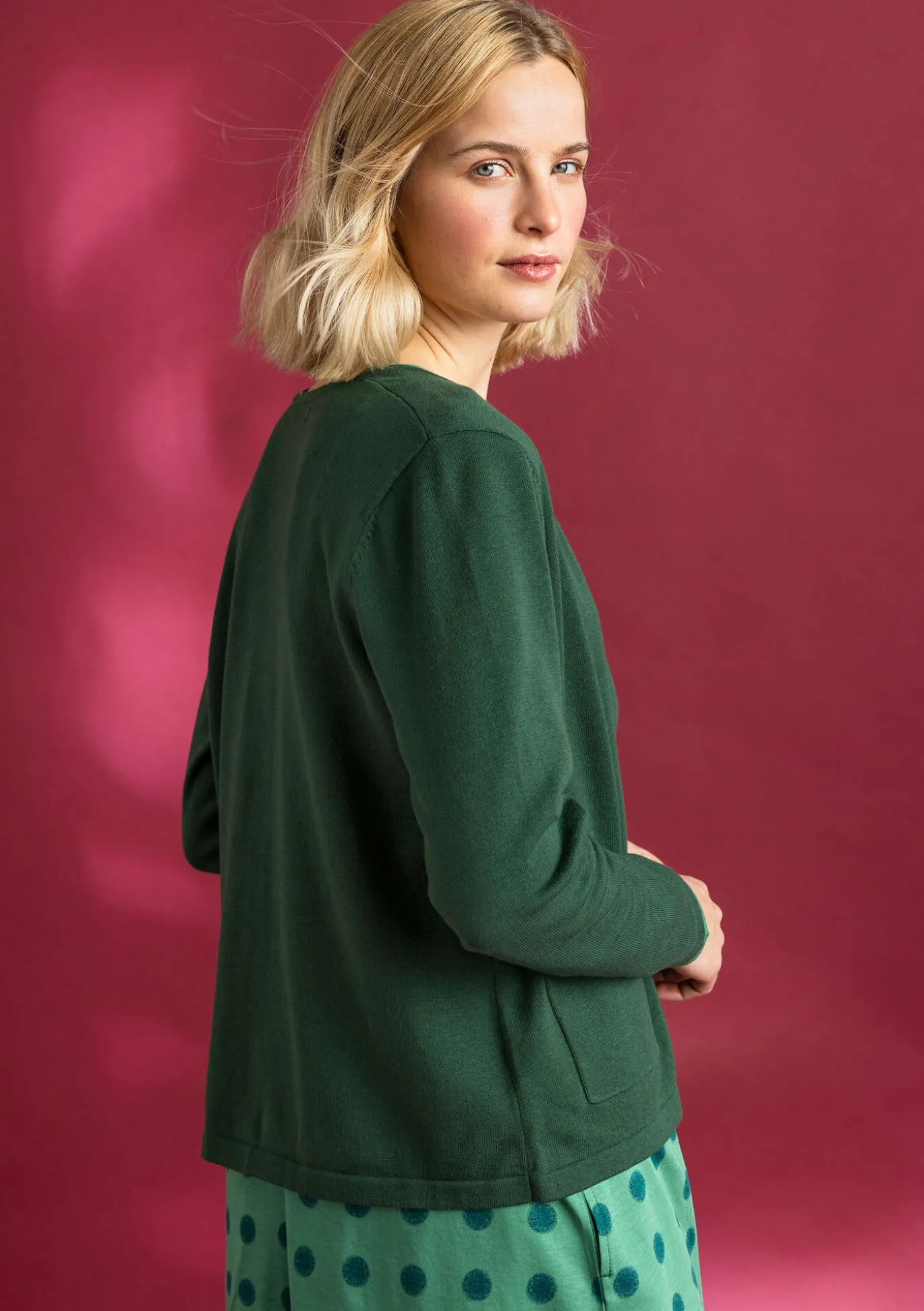 Gudrun Sjödén Strickjacke aus Bio-/Recycling-Baumwolle^ Strickjacken