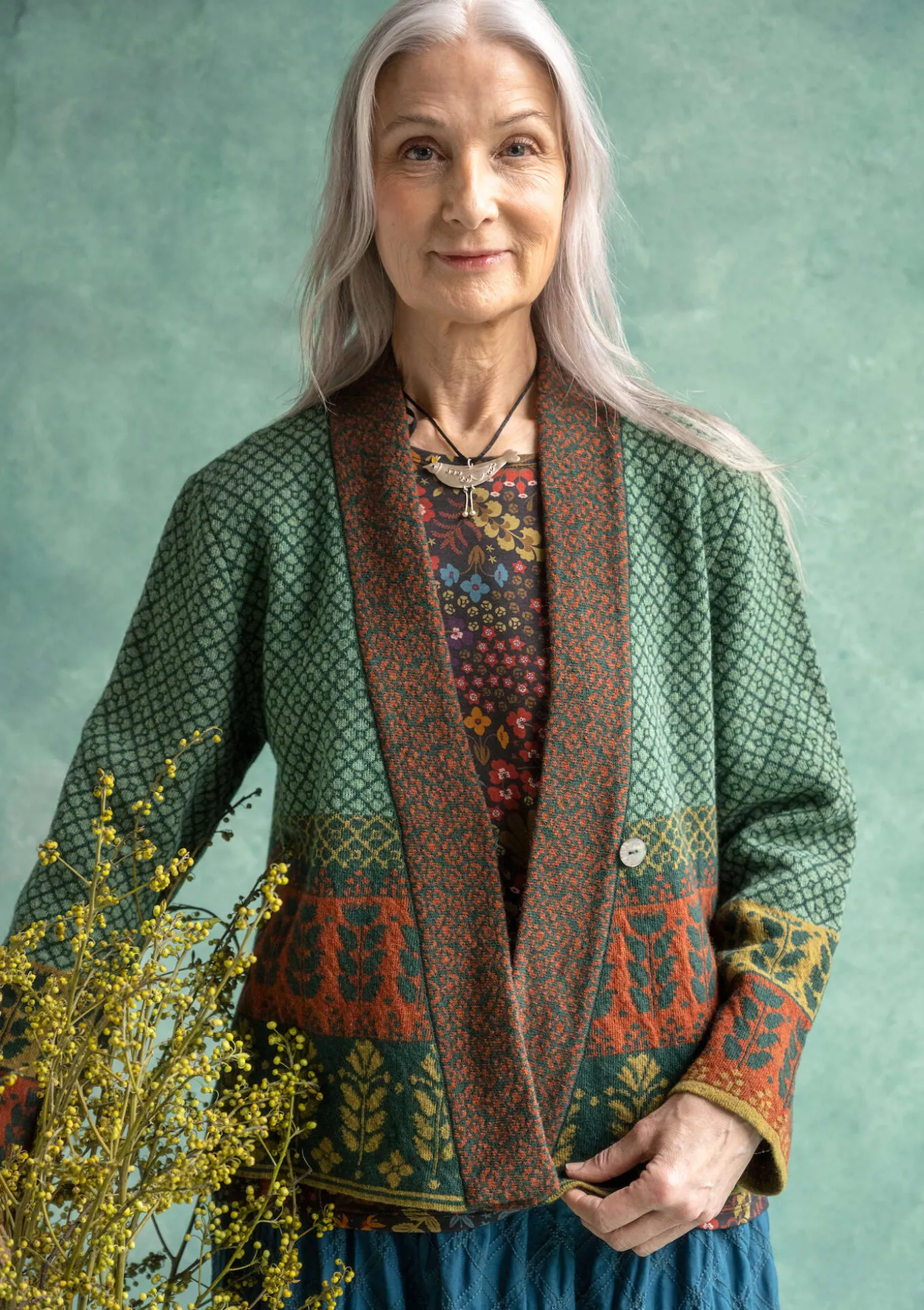 Gudrun Sjödén Strickjacke „Edda“ aus Recycling-Wollgemisch^ Strickjacken