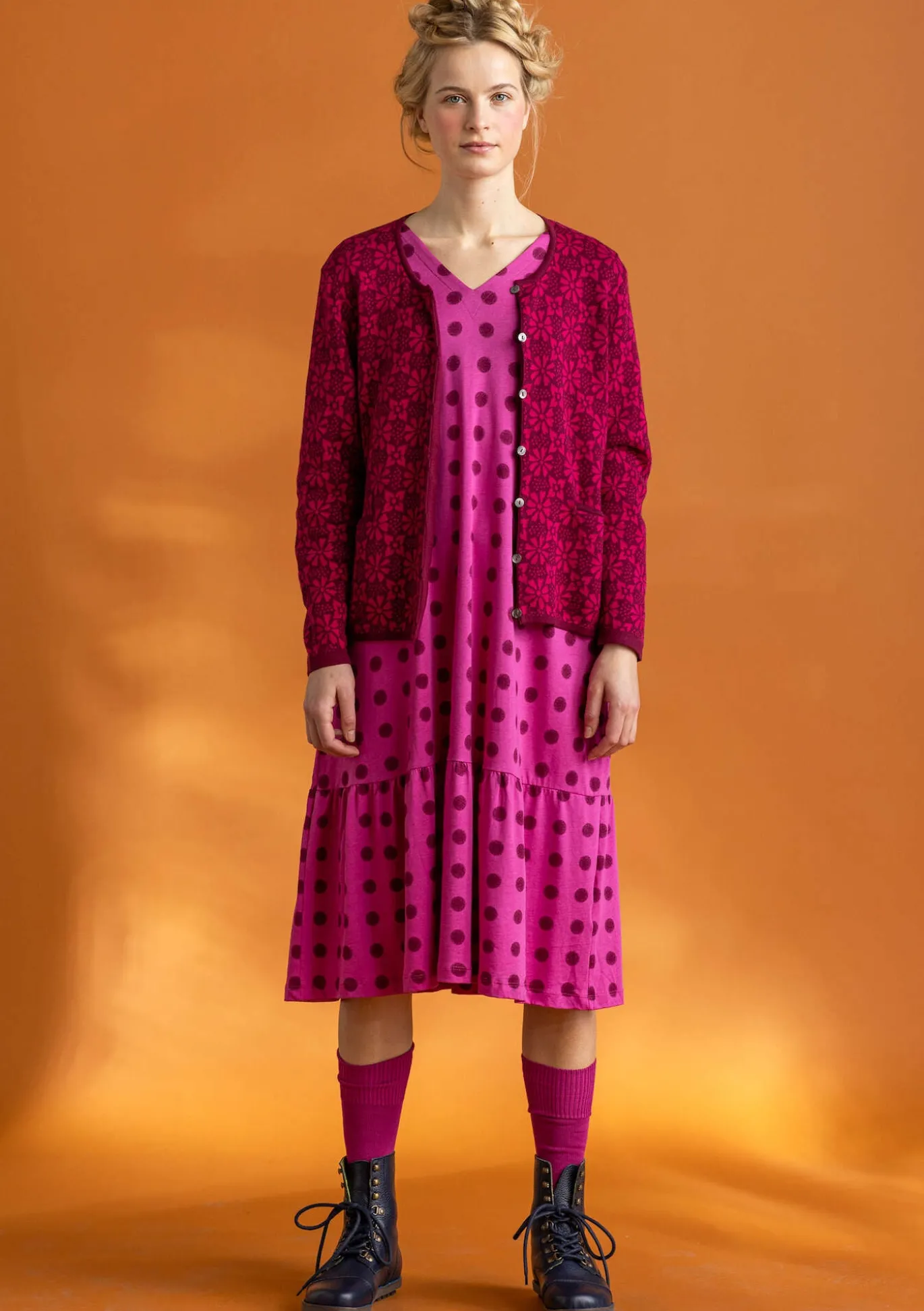 Gudrun Sjödén Strickjacke „Freja“ aus Bio-/Recycling-Baumwolle^ Strickjacken