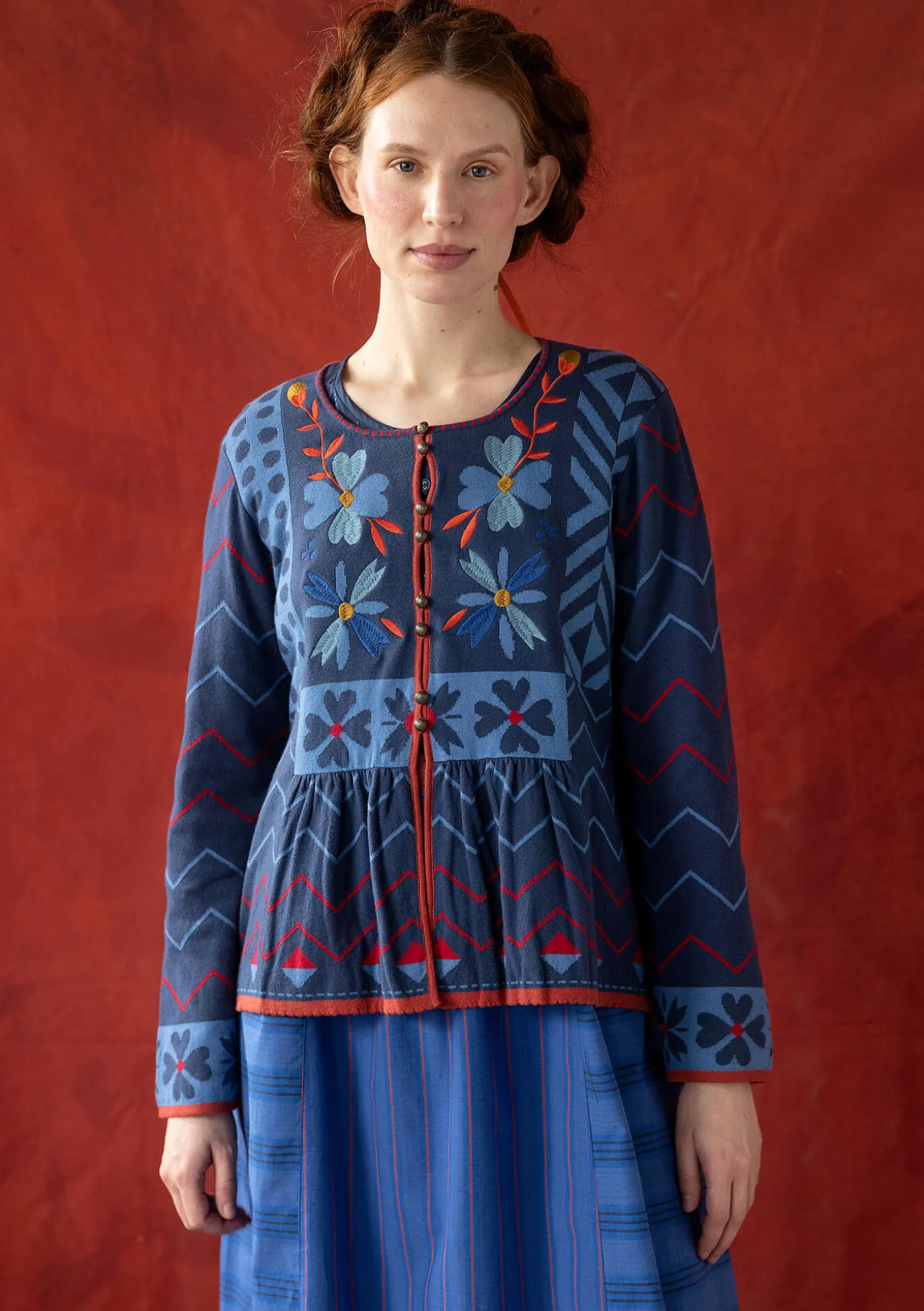 Gudrun Sjödén Strickjacke „Maria“ aus Bio-/Recycling-Baumwolle^ Strickjacken