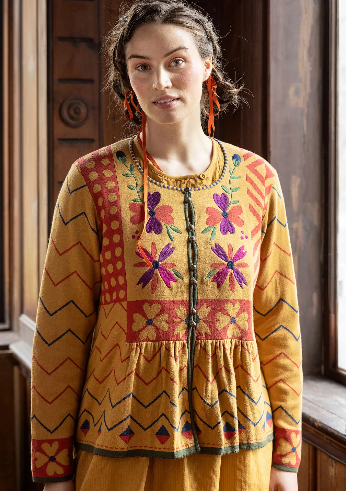 Gudrun Sjödén Strickjacke „Maria“ aus Bio-/Recycling-Baumwolle^ Strickjacken