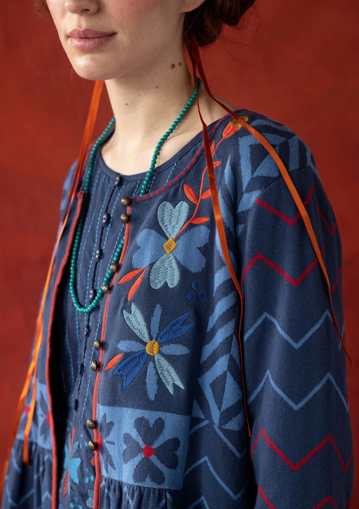 Gudrun Sjödén Strickjacke „Maria“ aus Bio-/Recycling-Baumwolle^ Strickjacken