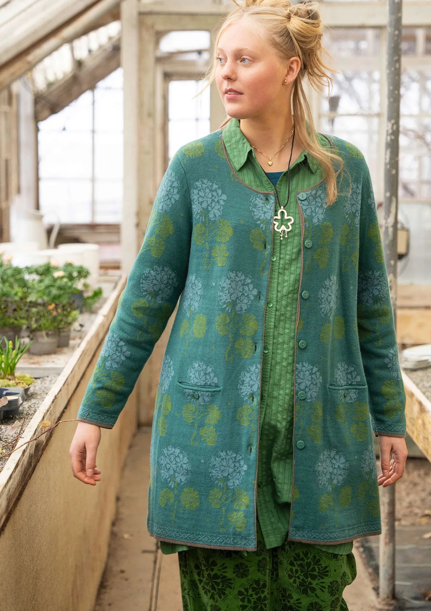 Gudrun Sjödén Strickjacke „Mårbacka“ aus Bio-/Recycling-Baumwolle^ Strickjacken
