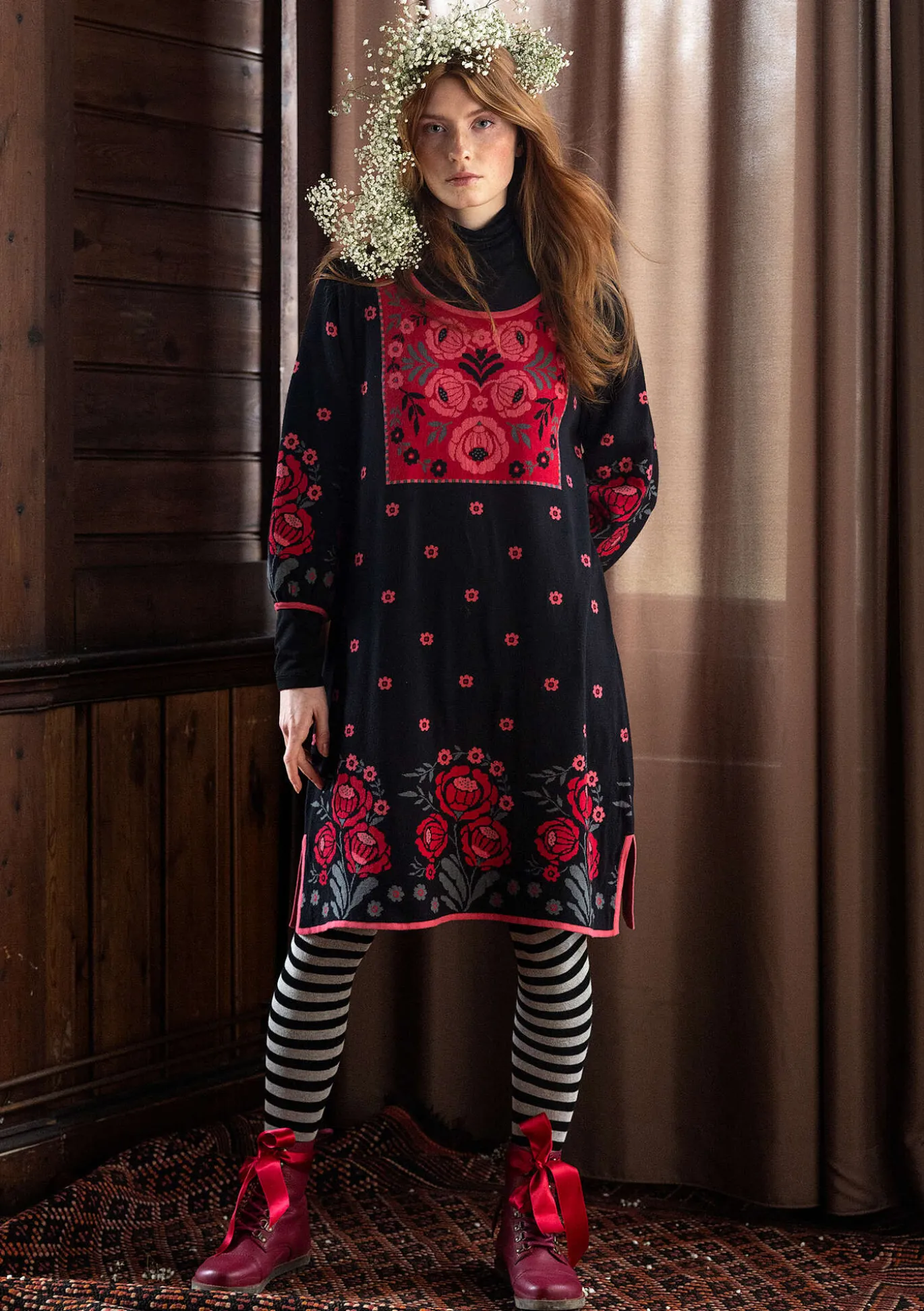 Gudrun Sjödén Strickkleid „Stine“ aus Bio-/Recycling-Baumwolle^ Kleider