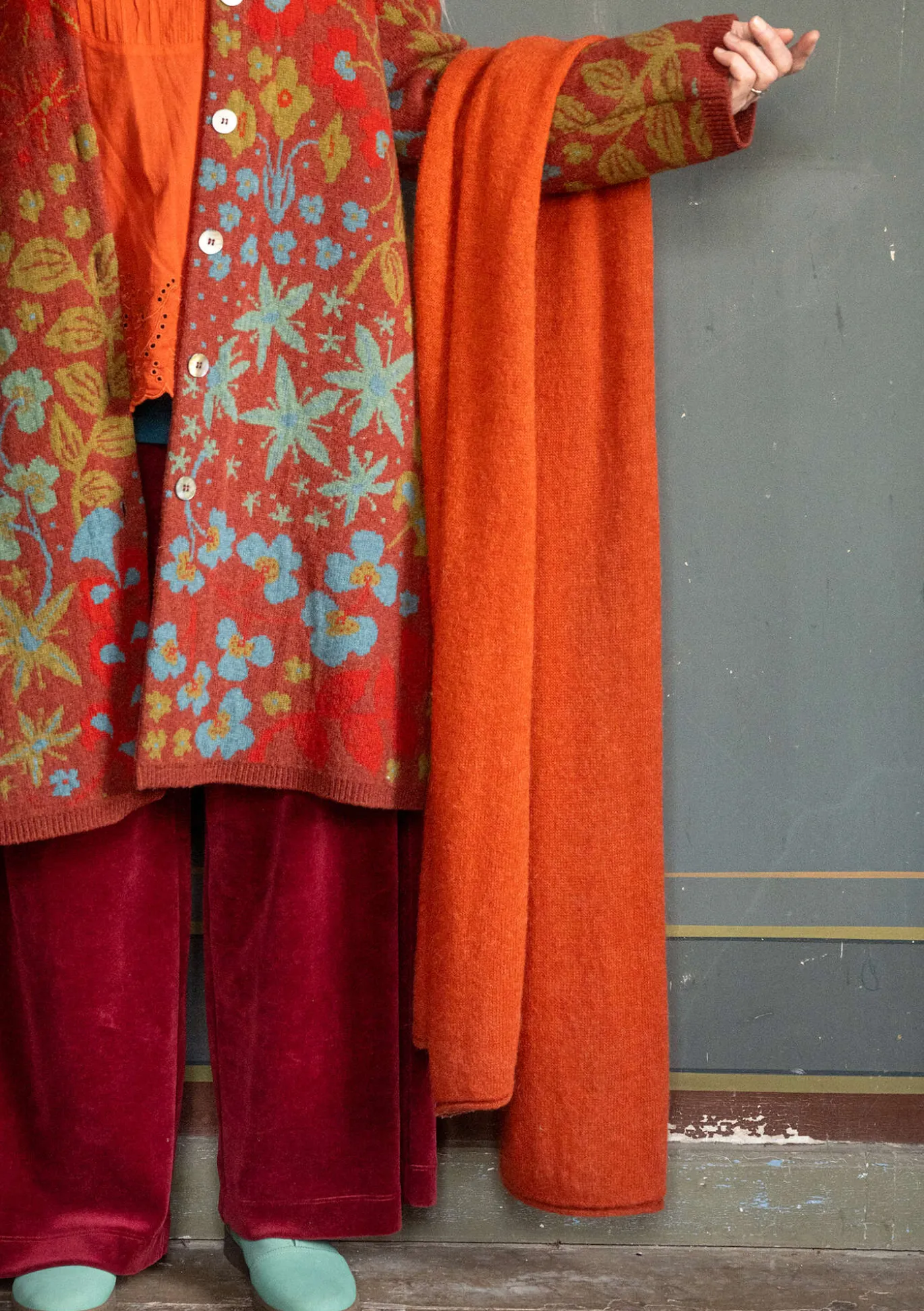 Gudrun Sjödén Strickschal aus Alpakagemisch^ Accessoires | Schals Und Tücher