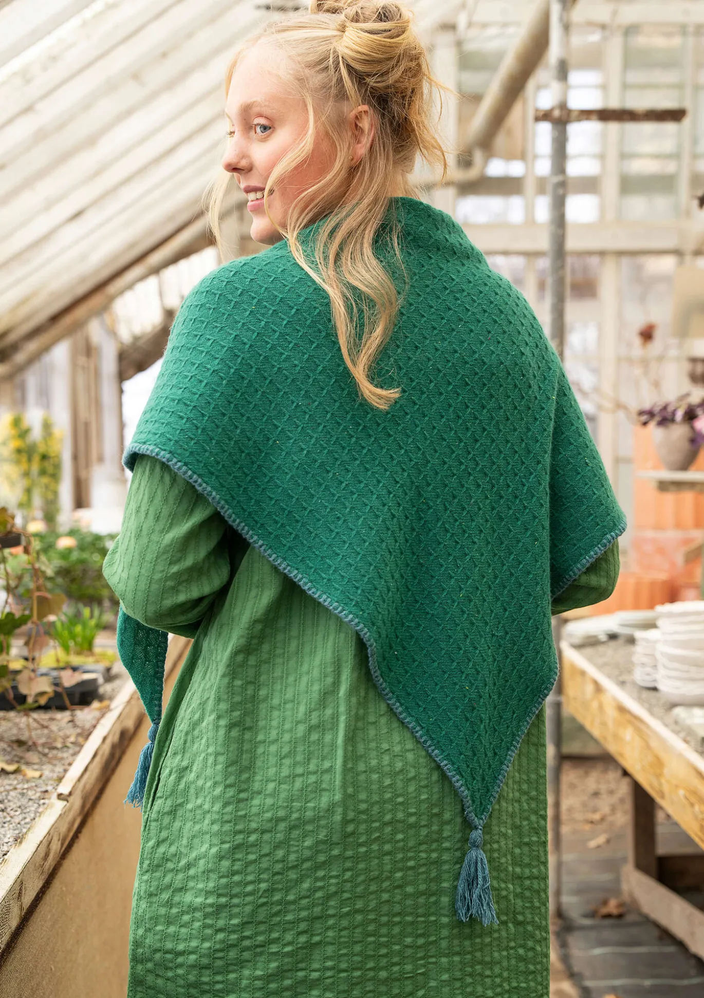 Gudrun Sjödén Strickschal aus Lammwolle/ Recycling-Wolle^ Accessoires