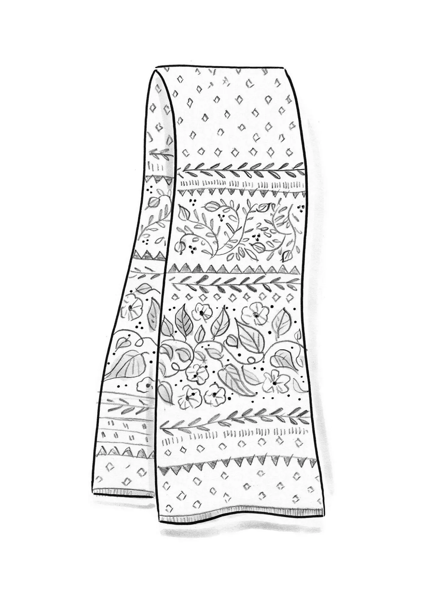Gudrun Sjödén Strickschal „Borealis“ aus Bio- und Recycling-Baumwolle/Wolle^ Accessoires | Schals Und Tücher