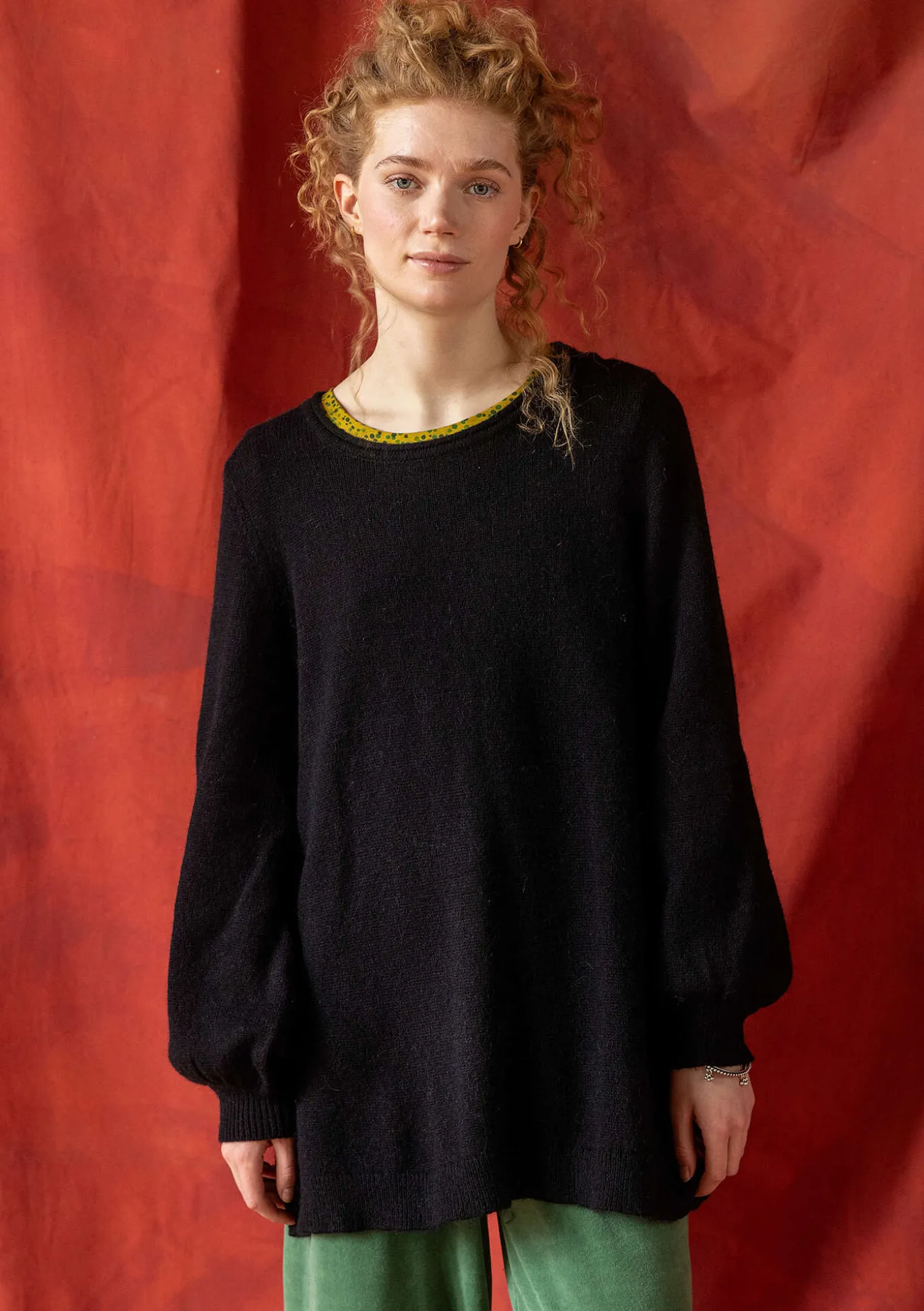 Gudrun Sjödén Stricktunika „Vinternatt“ aus Bio- und Recycling-Baumwolle/Alpakawollgemisch^ Tuniken