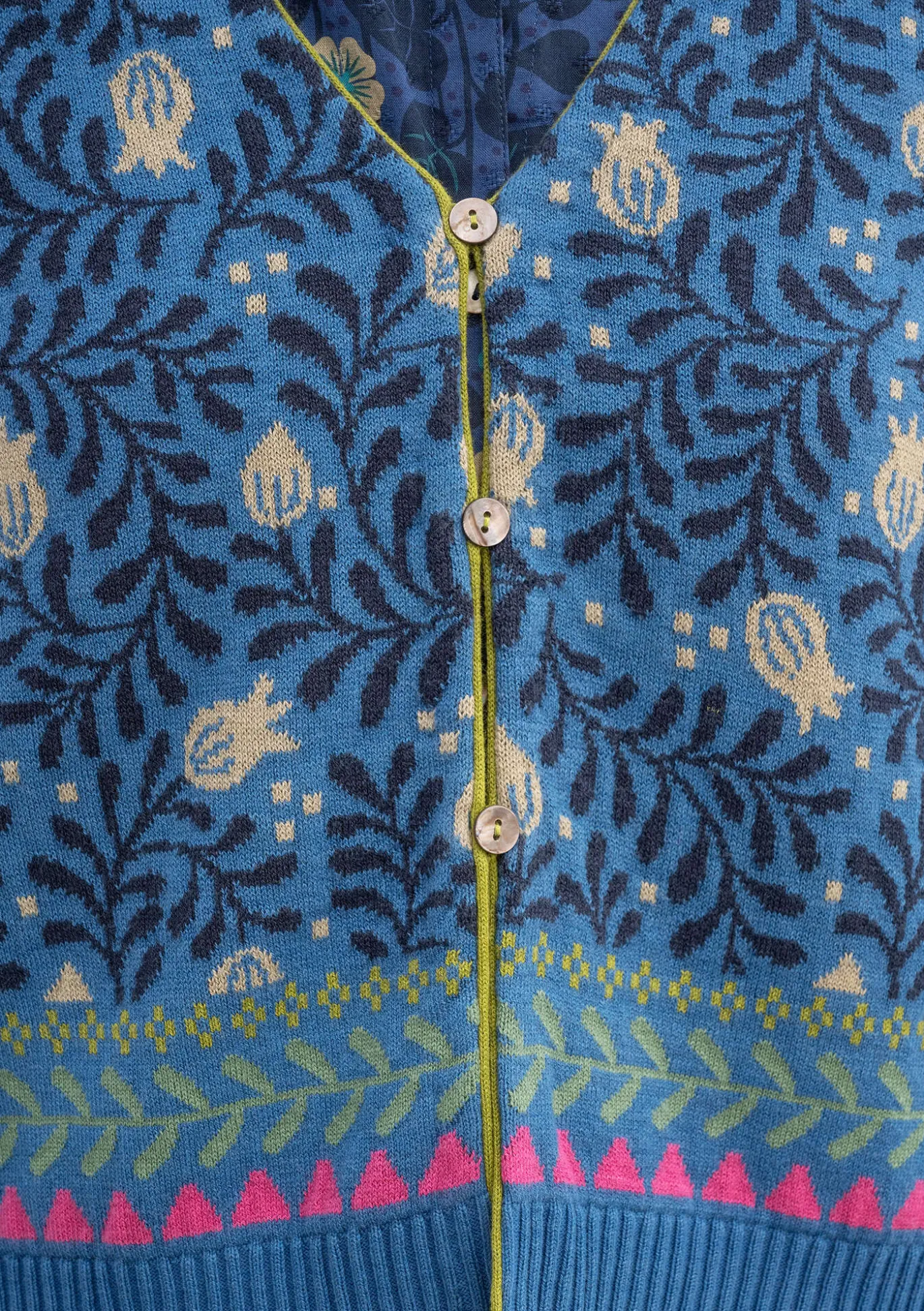 Gudrun Sjödén Strickweste „Aurora“ aus Bio- und Recycling-Baumwolle/Wolle^ Westen
