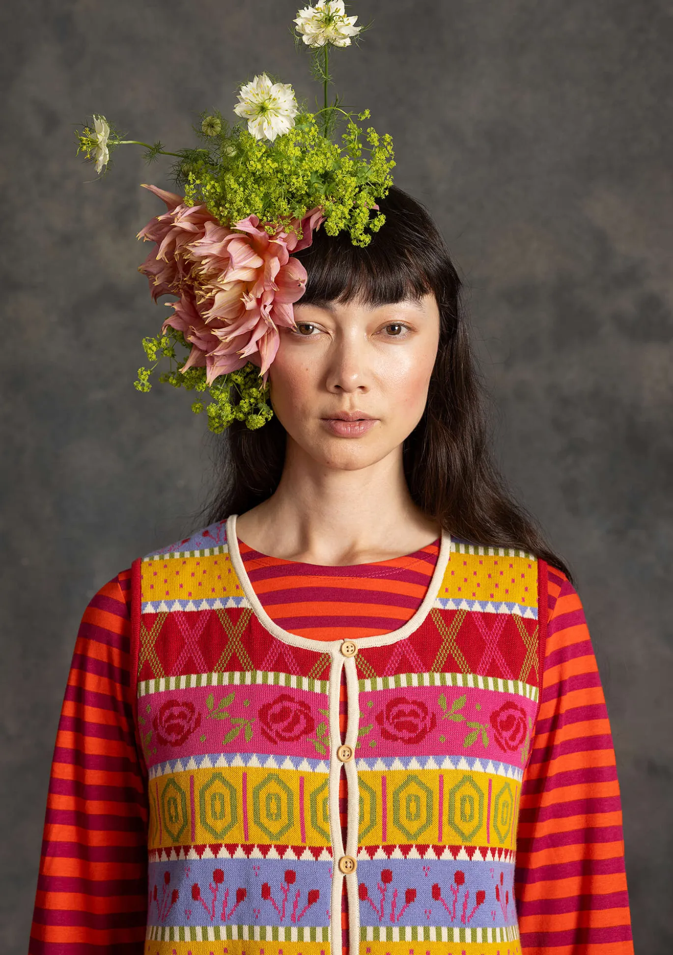 Gudrun Sjödén Strickweste „Klara“ aus Bio-/Recycling-Baumwolle^ Westen