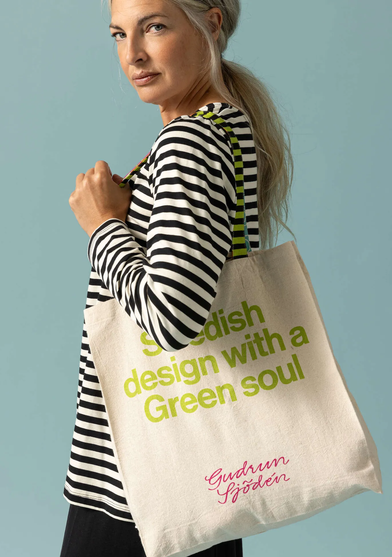 Gudrun Sjödén Tasche aus Bio-Baumwolle^ Taschen
