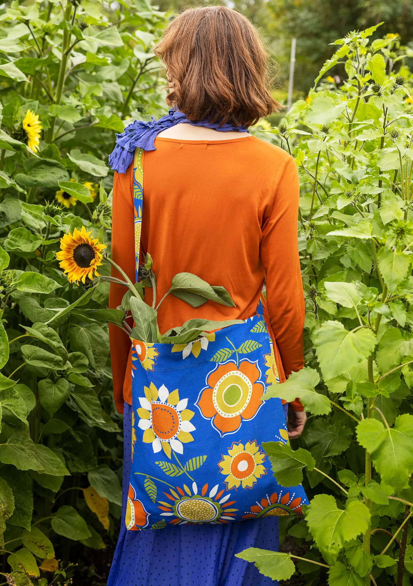 Gudrun Sjödén Tasche „Sunflower“ aus Öko-Baumwolle/Leinen^ Taschen