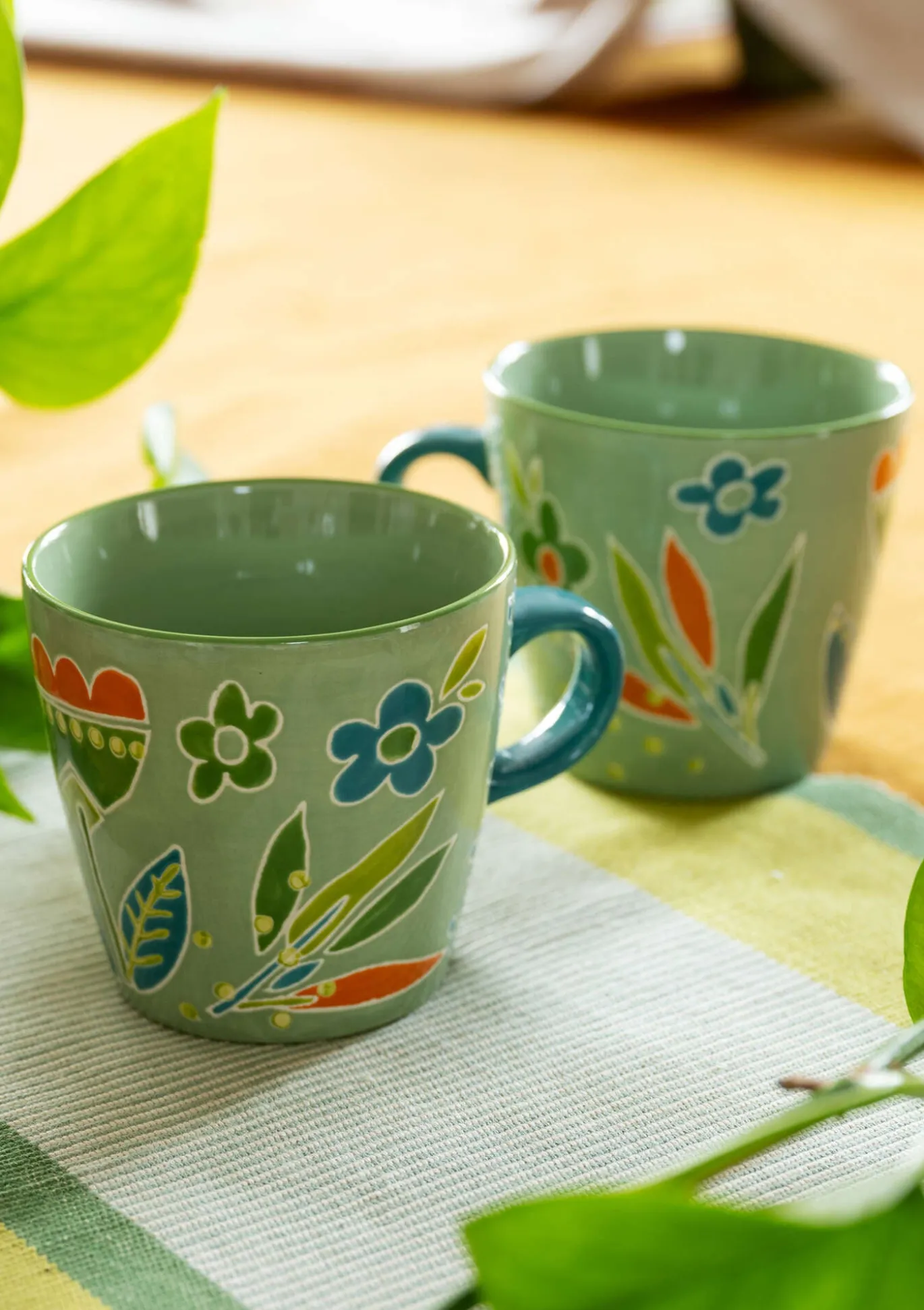 Gudrun Sjödén Tasse „Flower pots“ aus Keramik^ Geschirr | Küche & Esszimmer