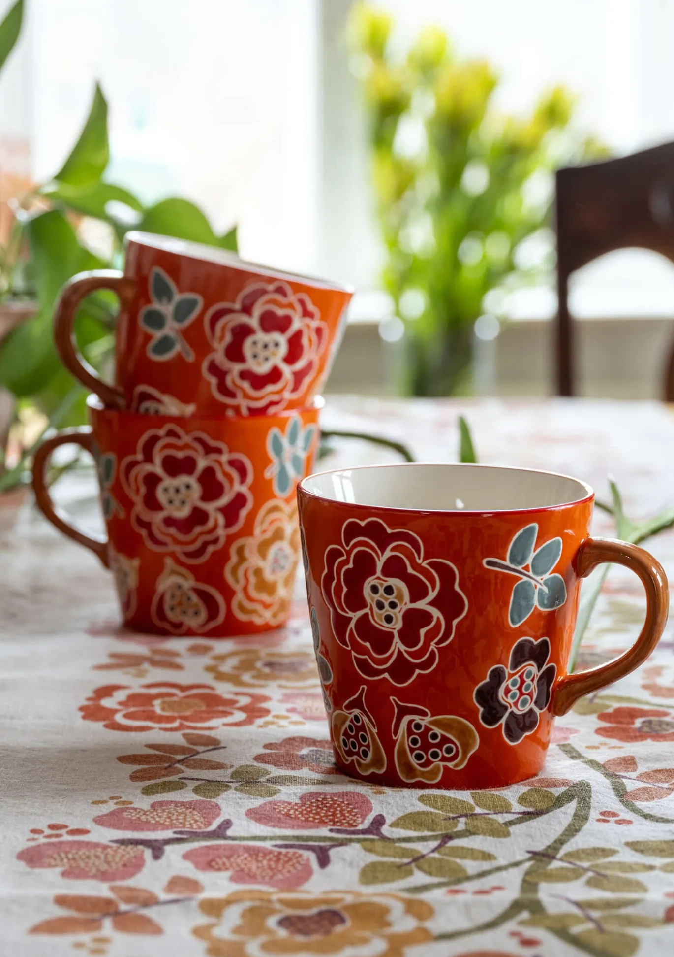 Gudrun Sjödén Teetasse „Wild rose“ aus Keramik^ Geschirr | Küche & Esszimmer