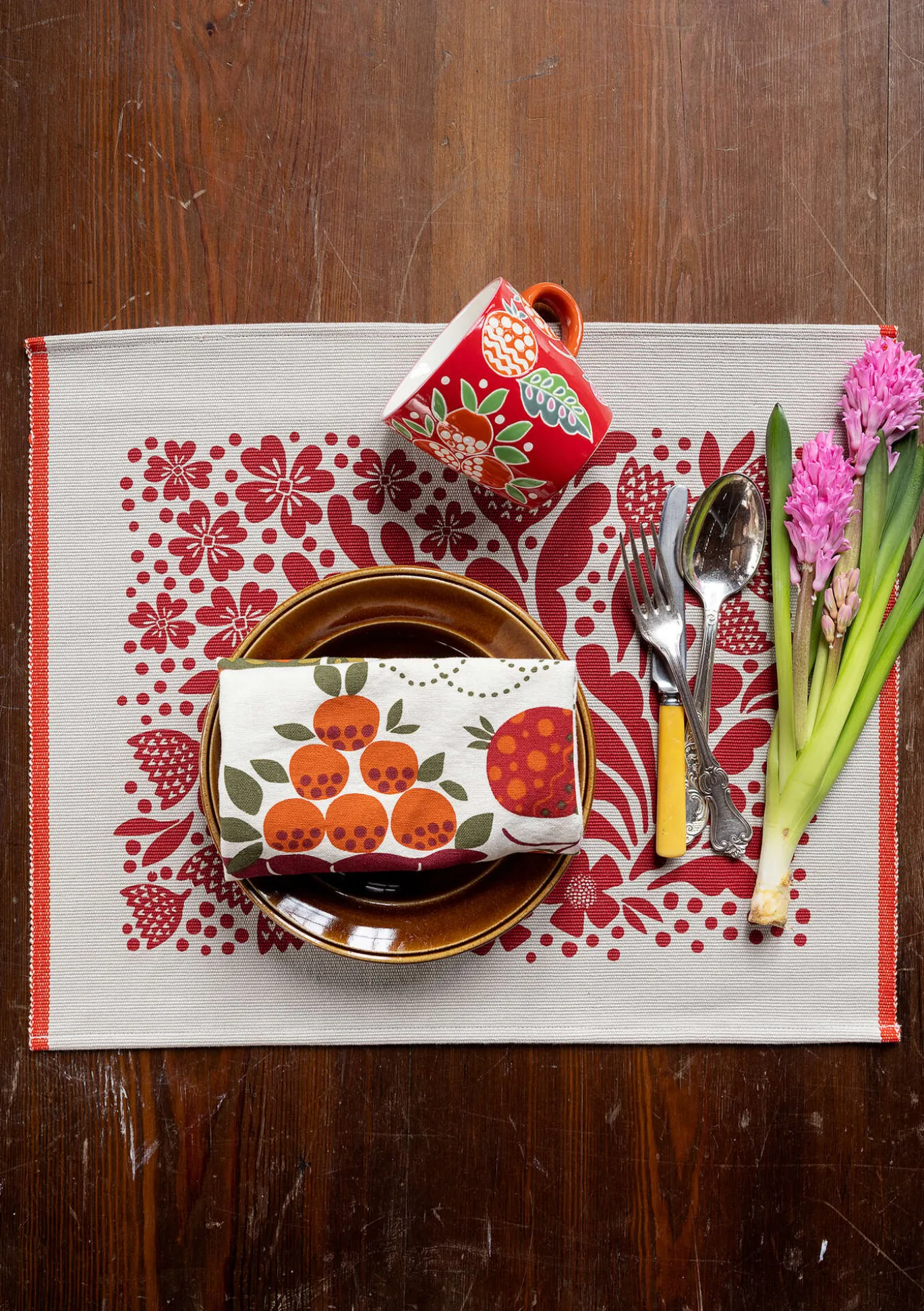 Gudrun Sjödén Tischset „Gnistra“ aus Bio-Baumwolle^ Küche & Esszimmer
