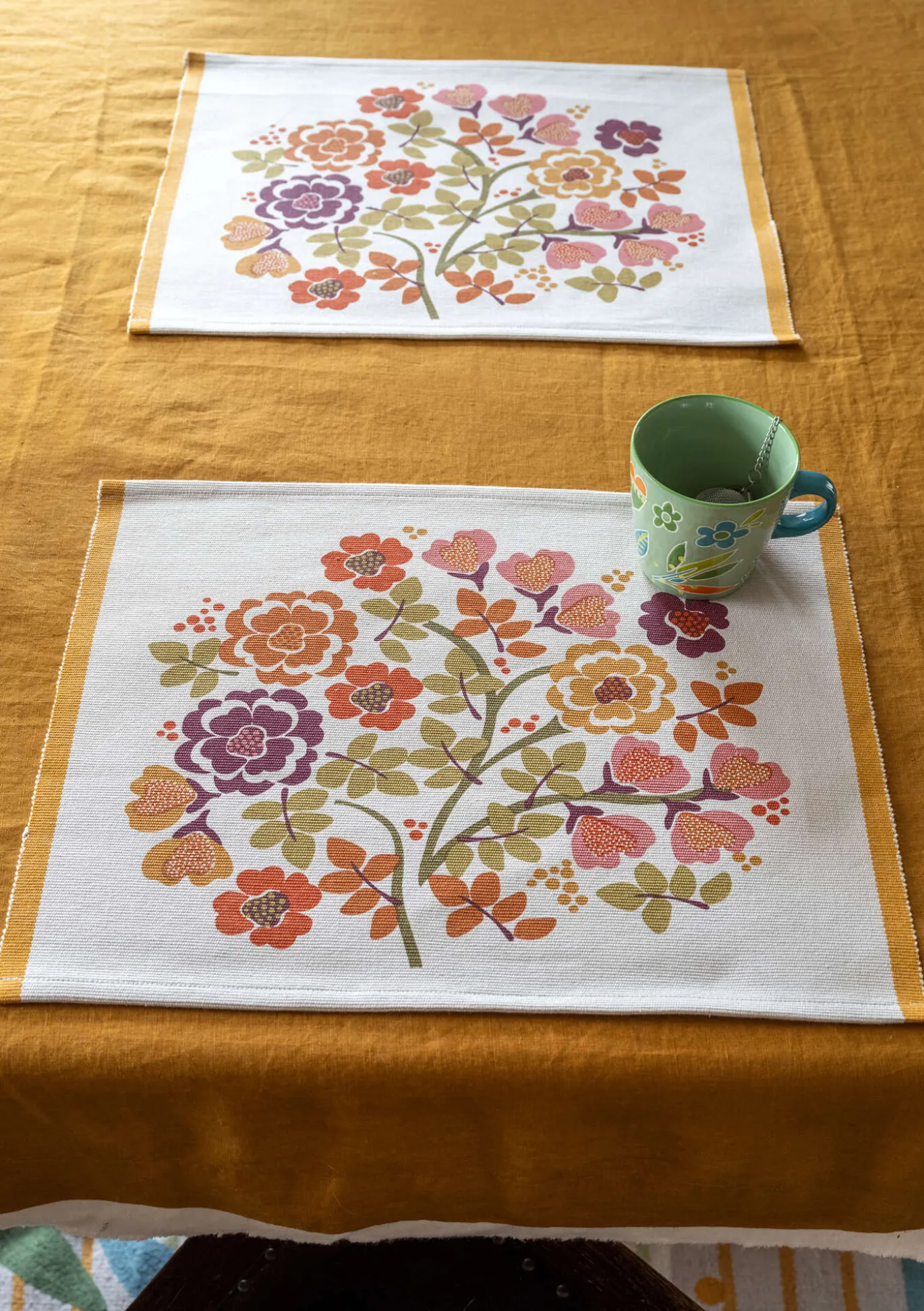 Gudrun Sjödén Tischset „Wild rose“ aus Bio-Baumwolle^ Tischdecken & -läufer | Küche & Esszimmer